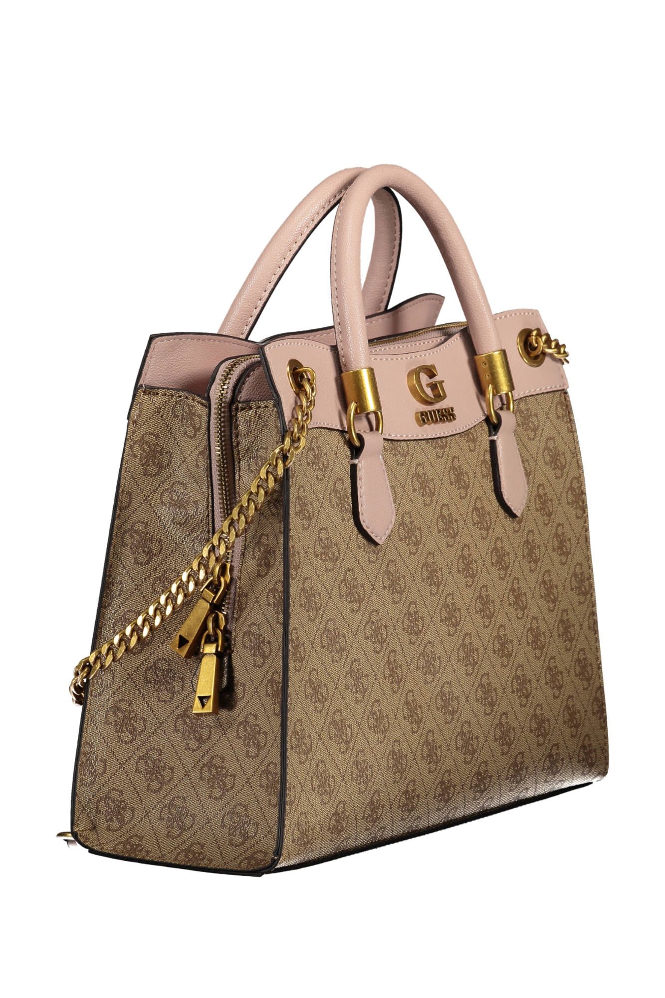 2020507.jpg Beige Polyurethane Women Handbag - Image 3