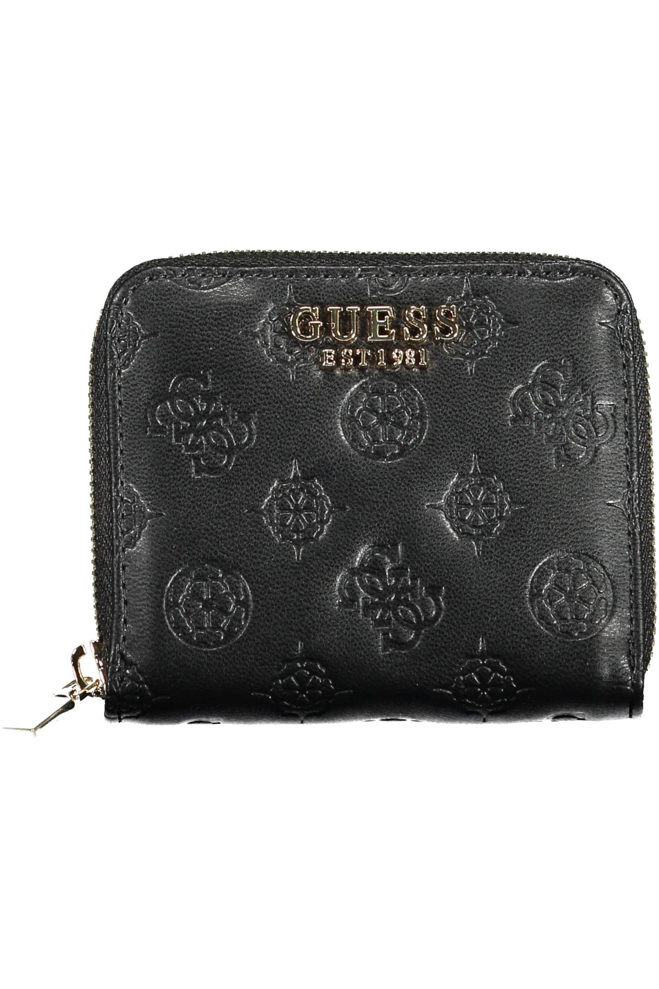 Black Polyurethane Women Wallet