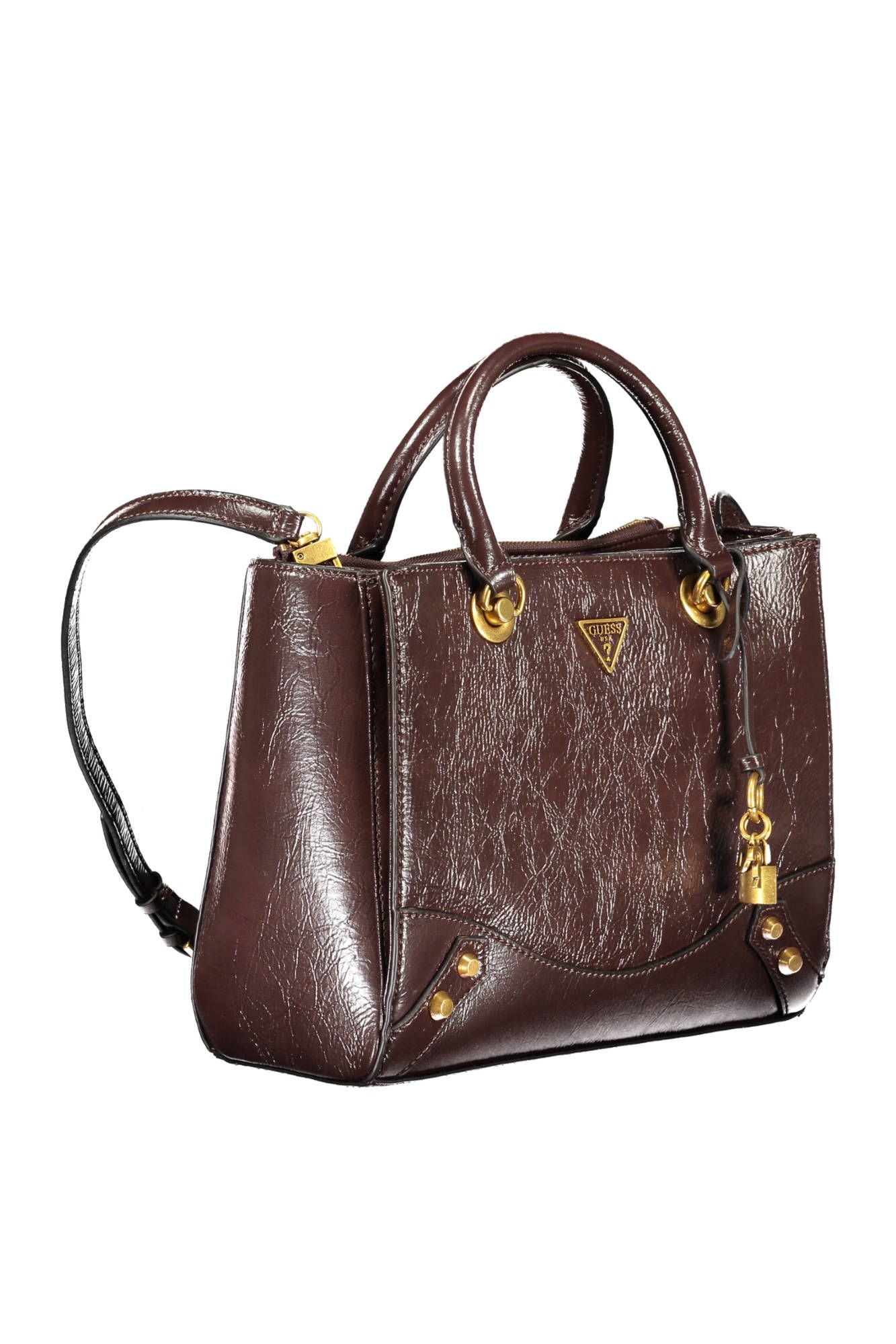 2020667.jpg Brown Polyurethane Women Handbag - Image 3