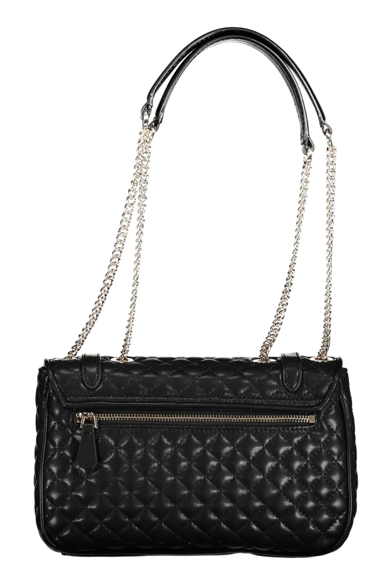 2020850.jpg Black Polyurethane Women Handbag - Image 2