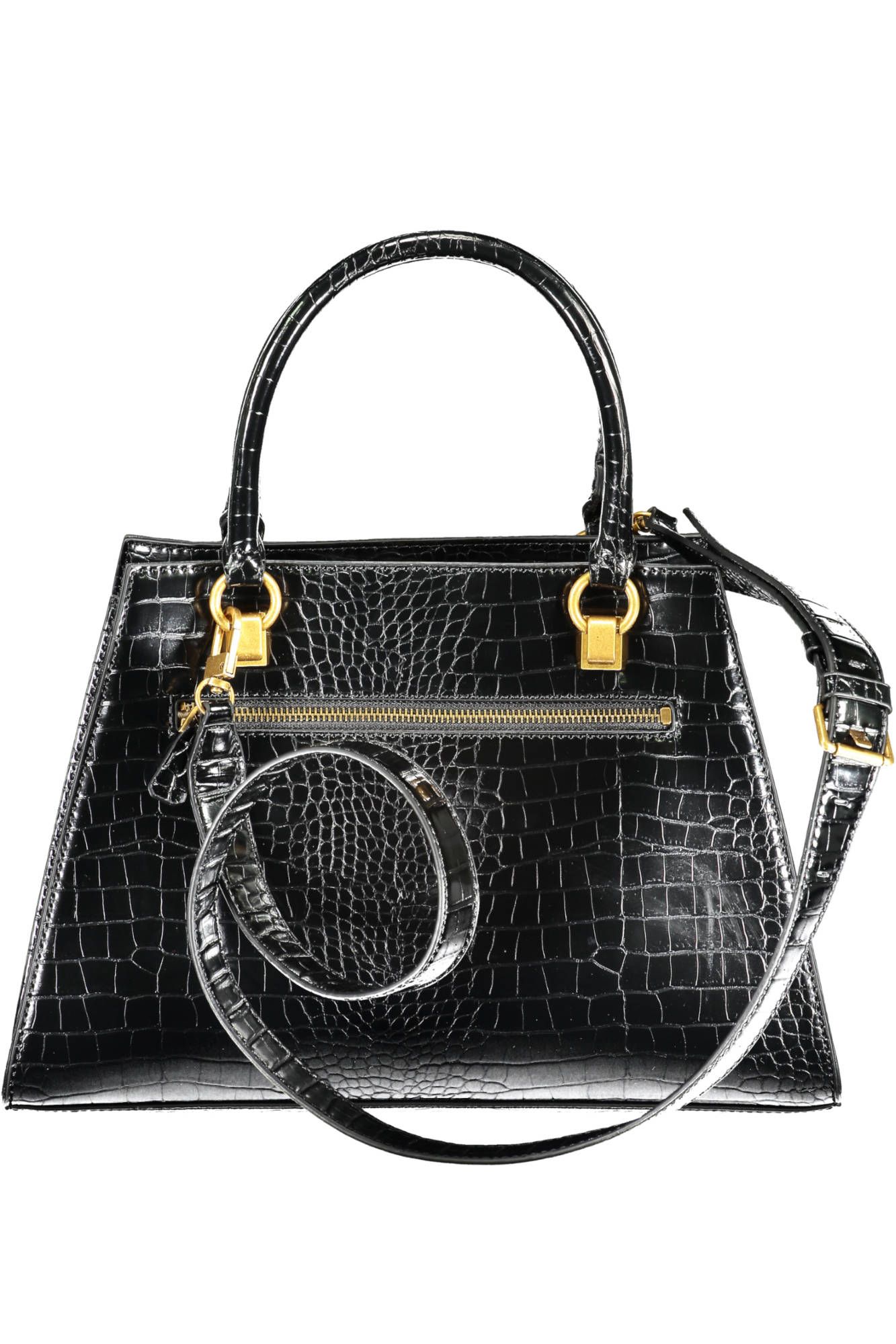 2021125.jpg Black Polyurethane Women Handbag - Image 2