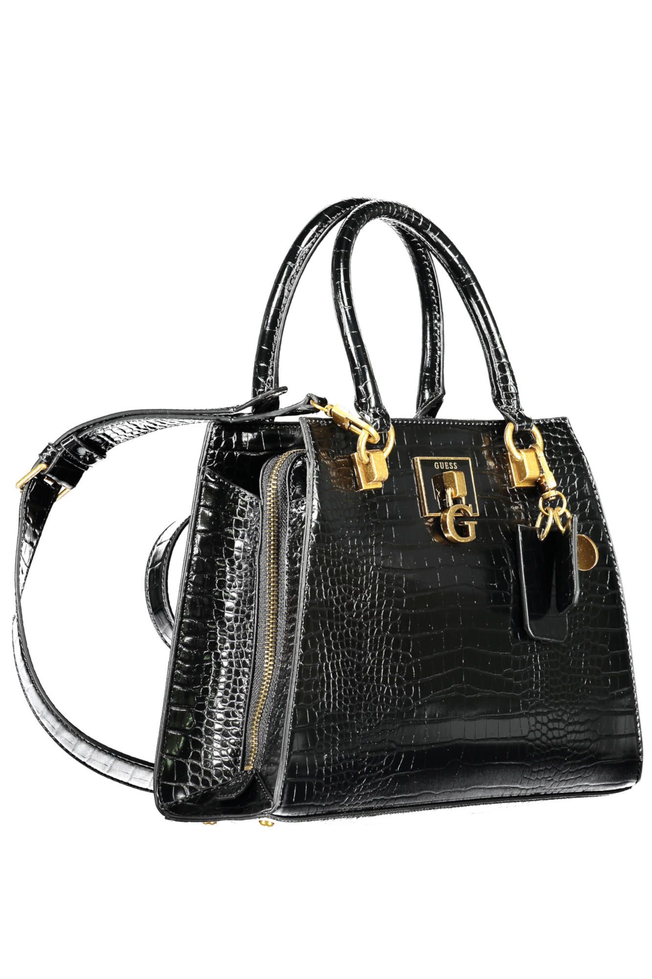 2021130.jpg Black Polyurethane Women Handbag - Image 3