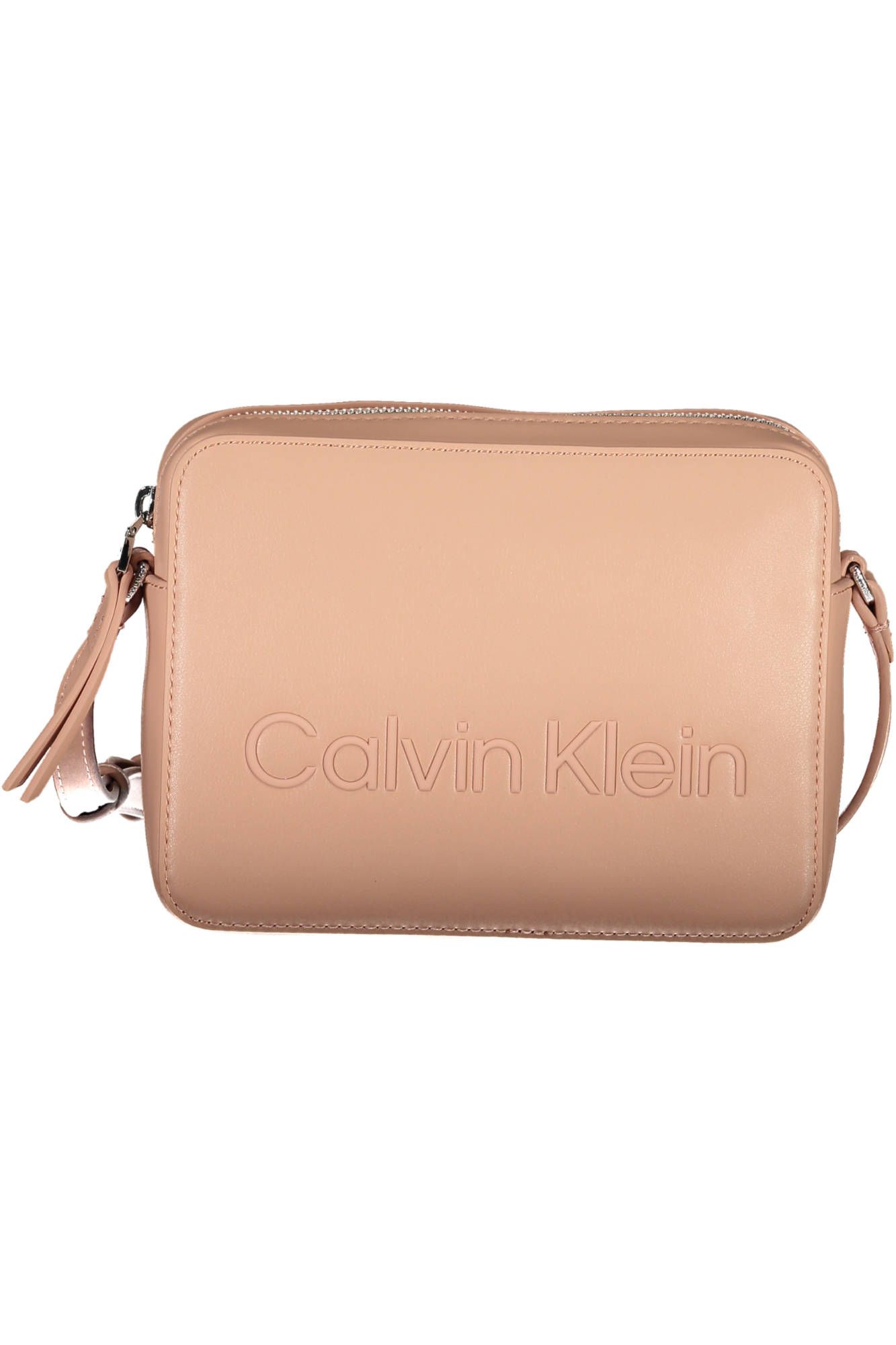 Pink Polyester Women Handbag
