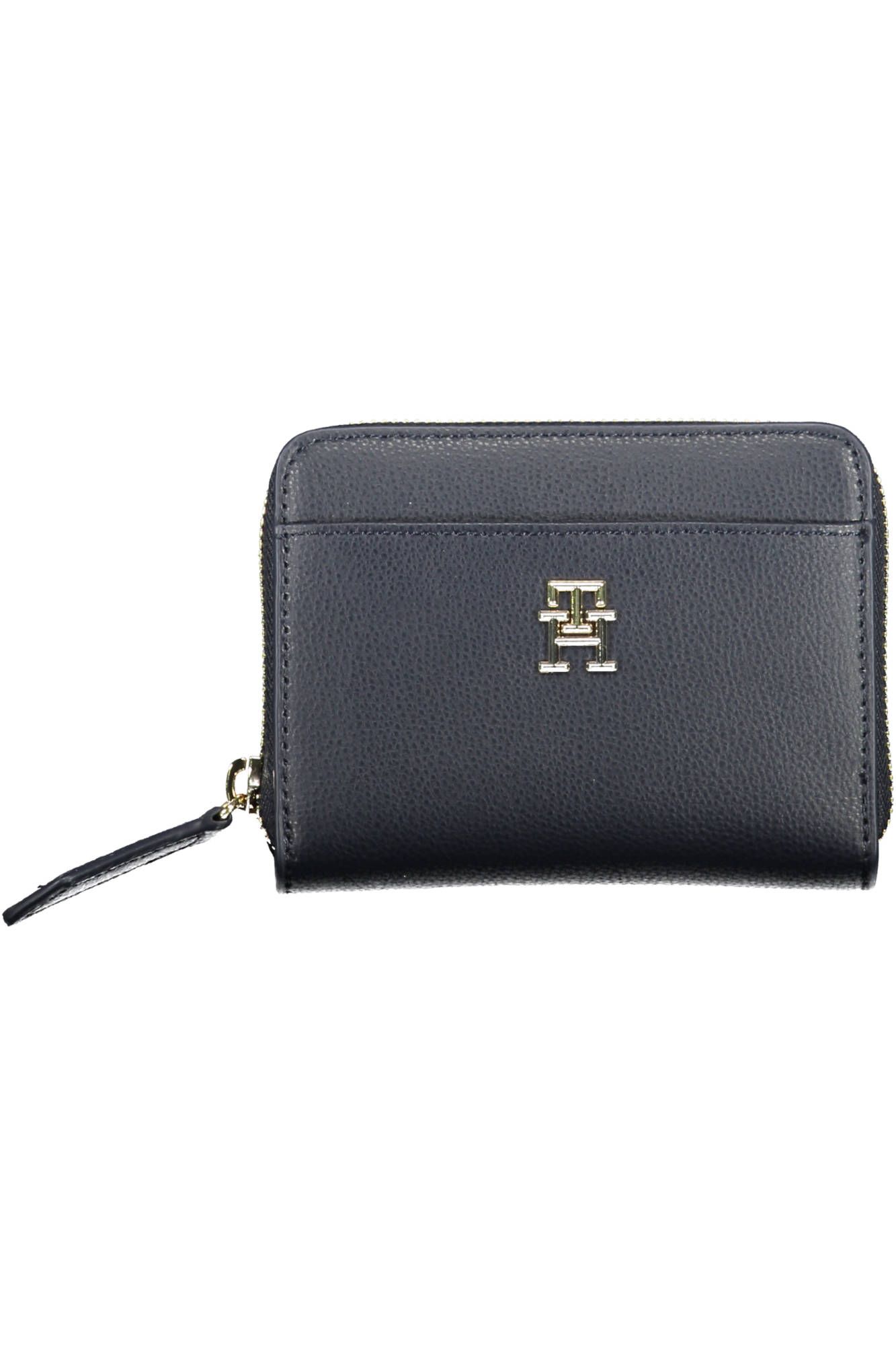 Blue Polyester Women Wallet