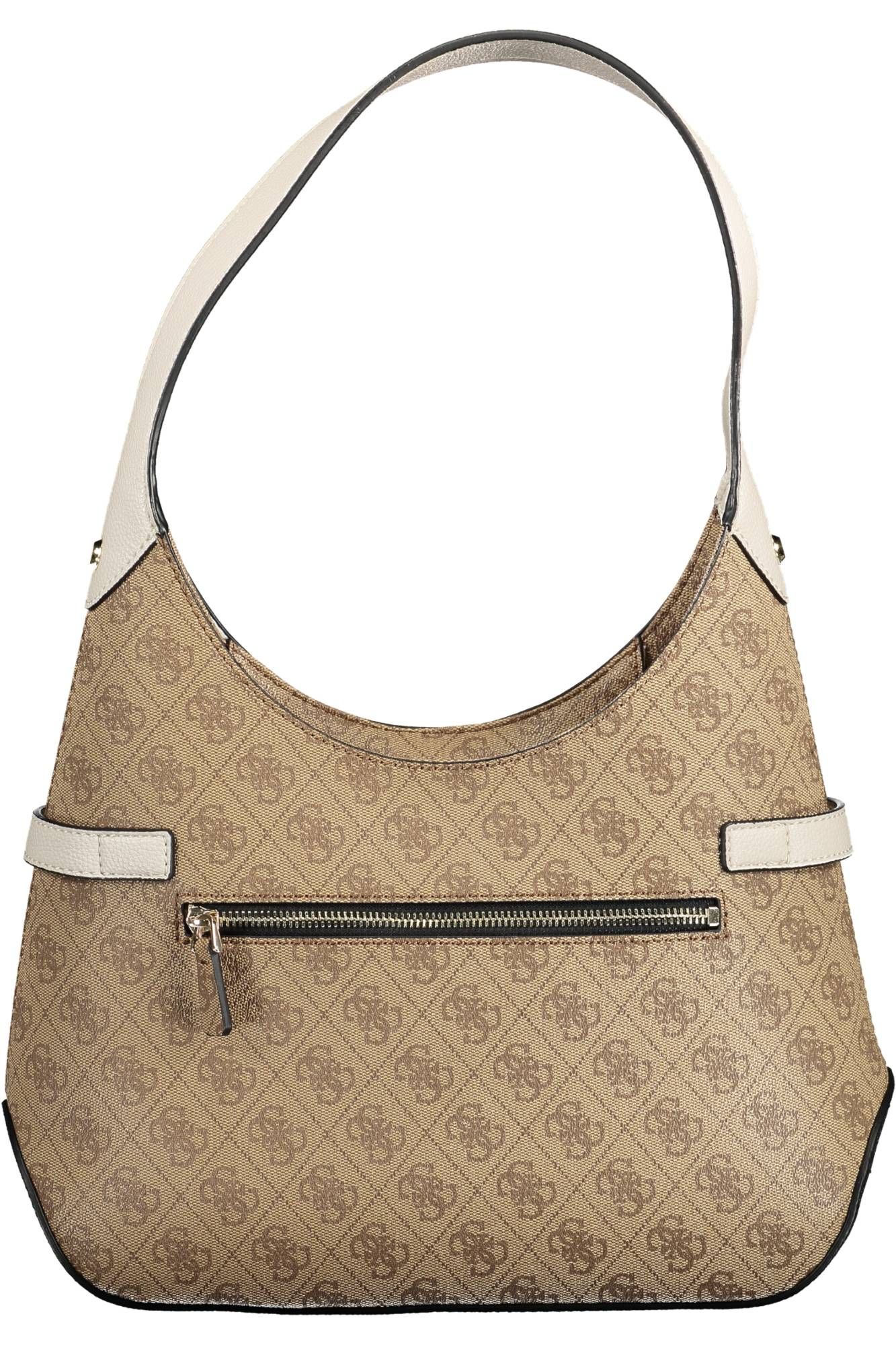 2031648.jpg Beige Polyurethane Women Handbag - Image 2