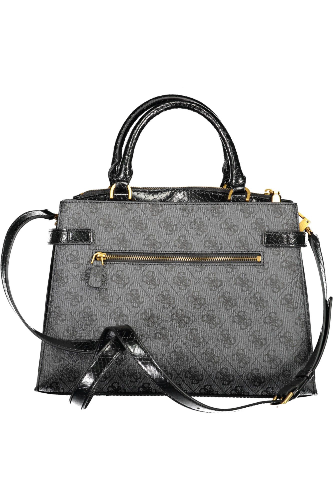 2032725.jpg Black Cotton Women Handbag - Image 2