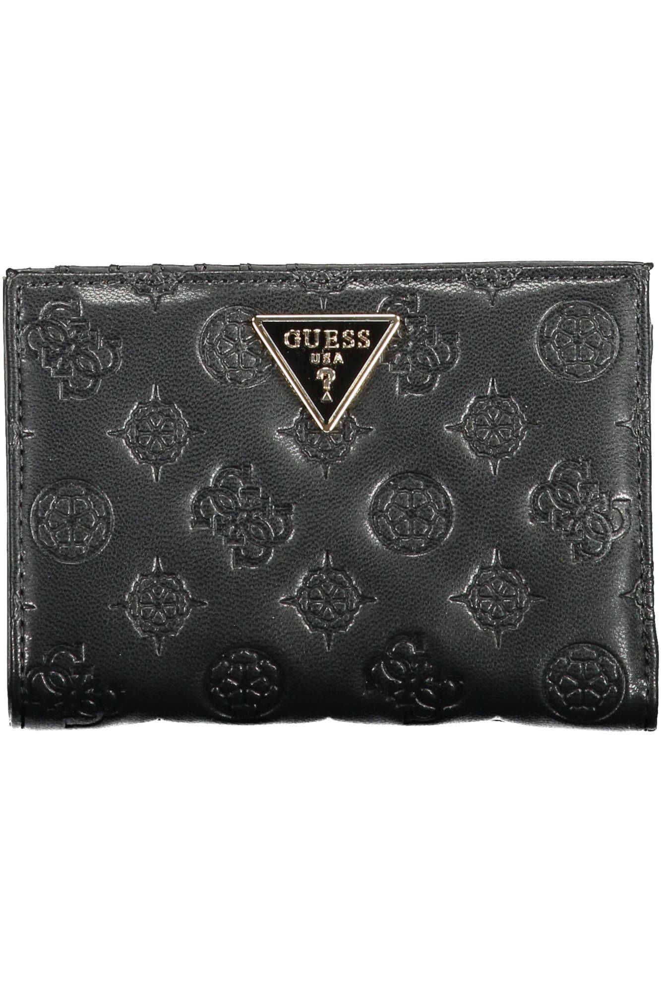 Black Polyurethane Women Wallet