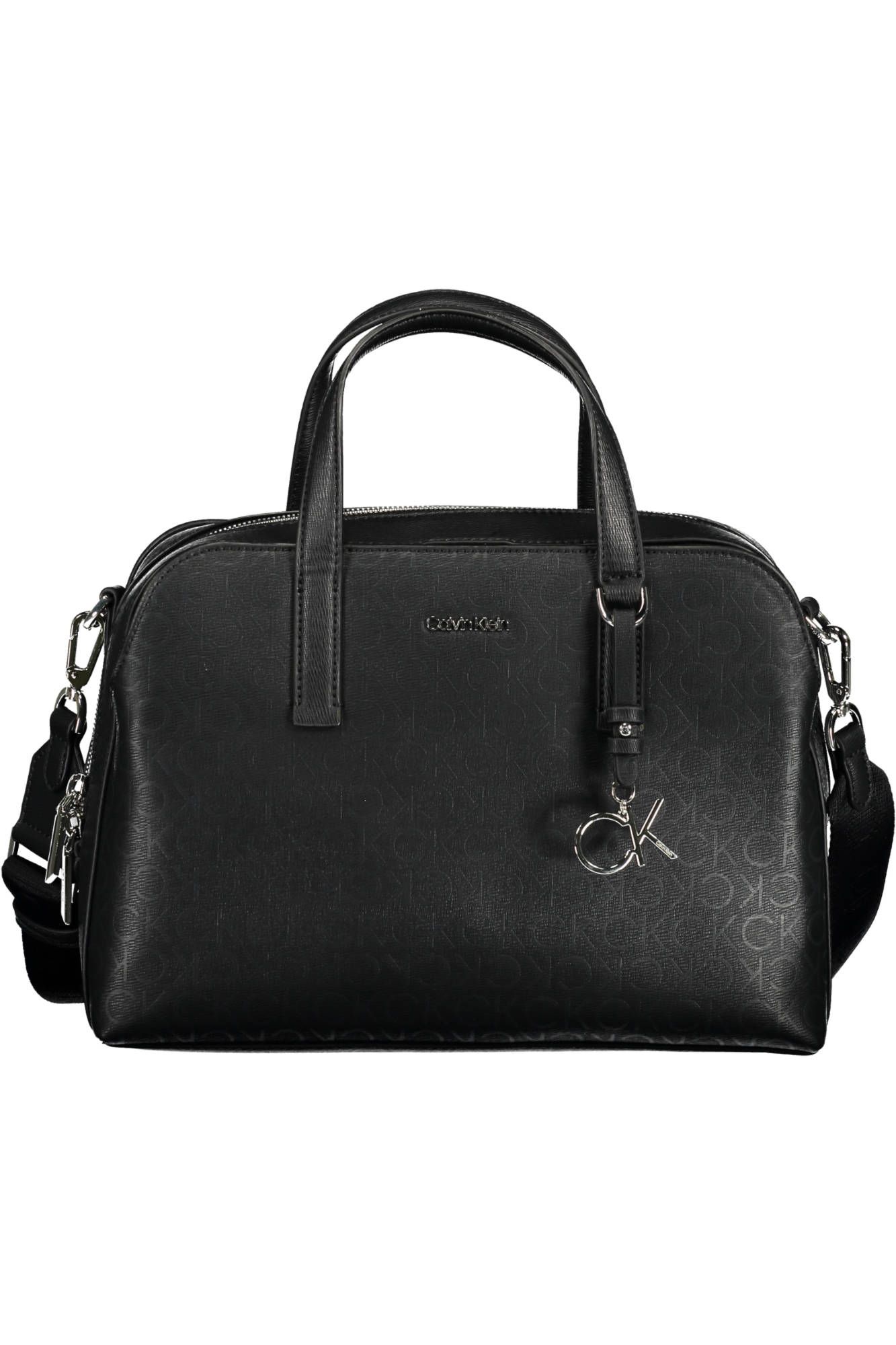 Black Recycled Polyester Women Handbag