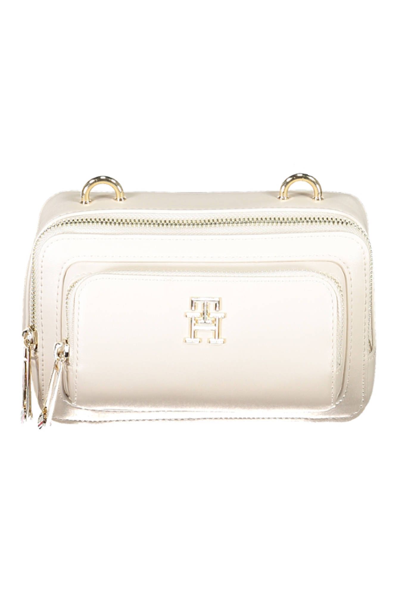White Polyurethane Women Handbag