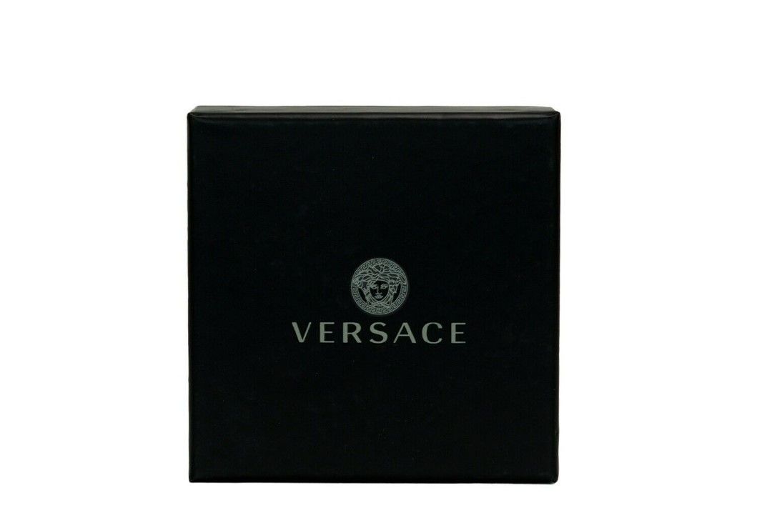 2040028.jpg Smooth Leather Matte Medusa Head Organizer Zip Card Case Wallet Black - Image 3