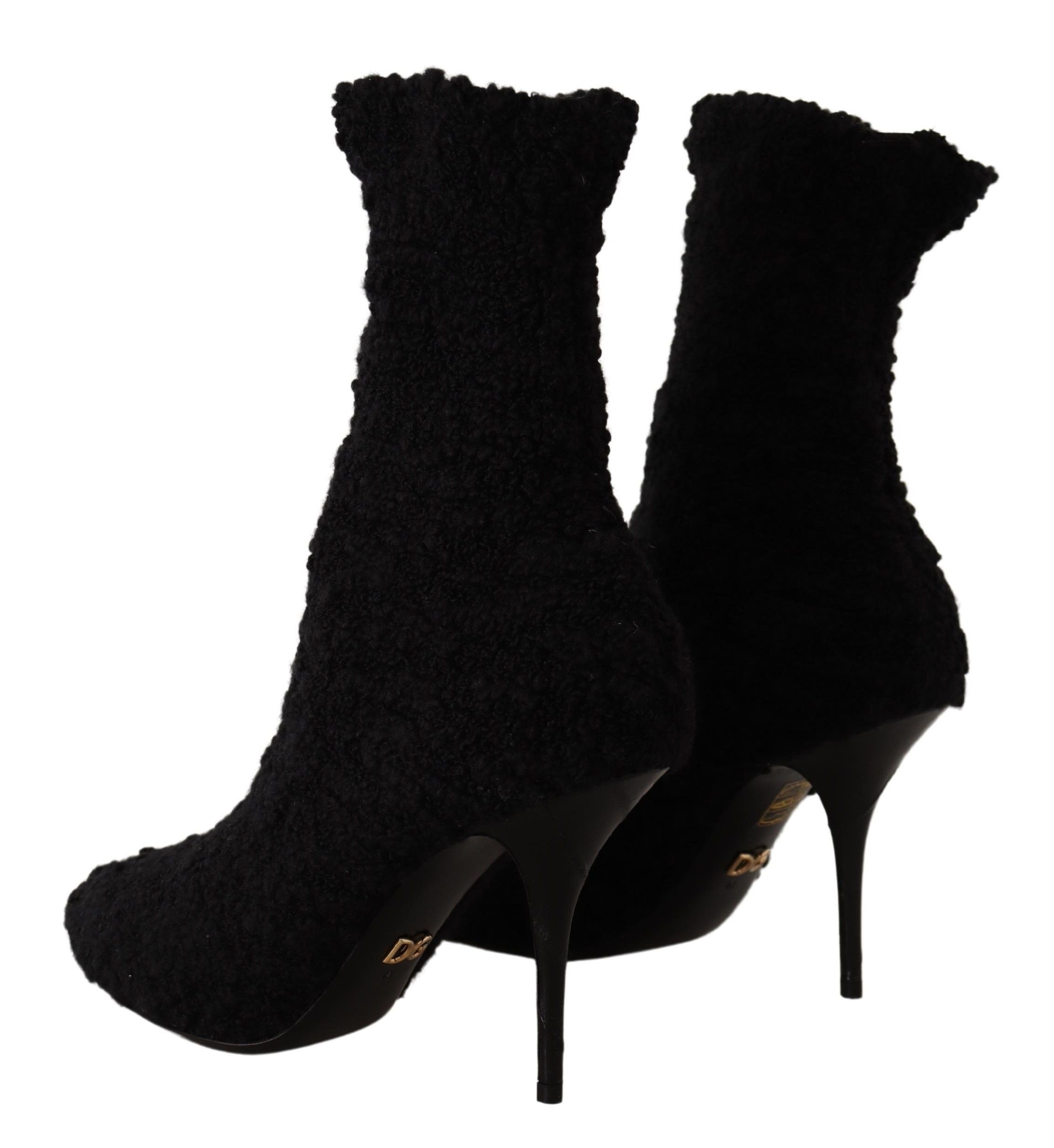 2040990.jpg Elegant Black Mid-Calf Viscose Boots - Image 3