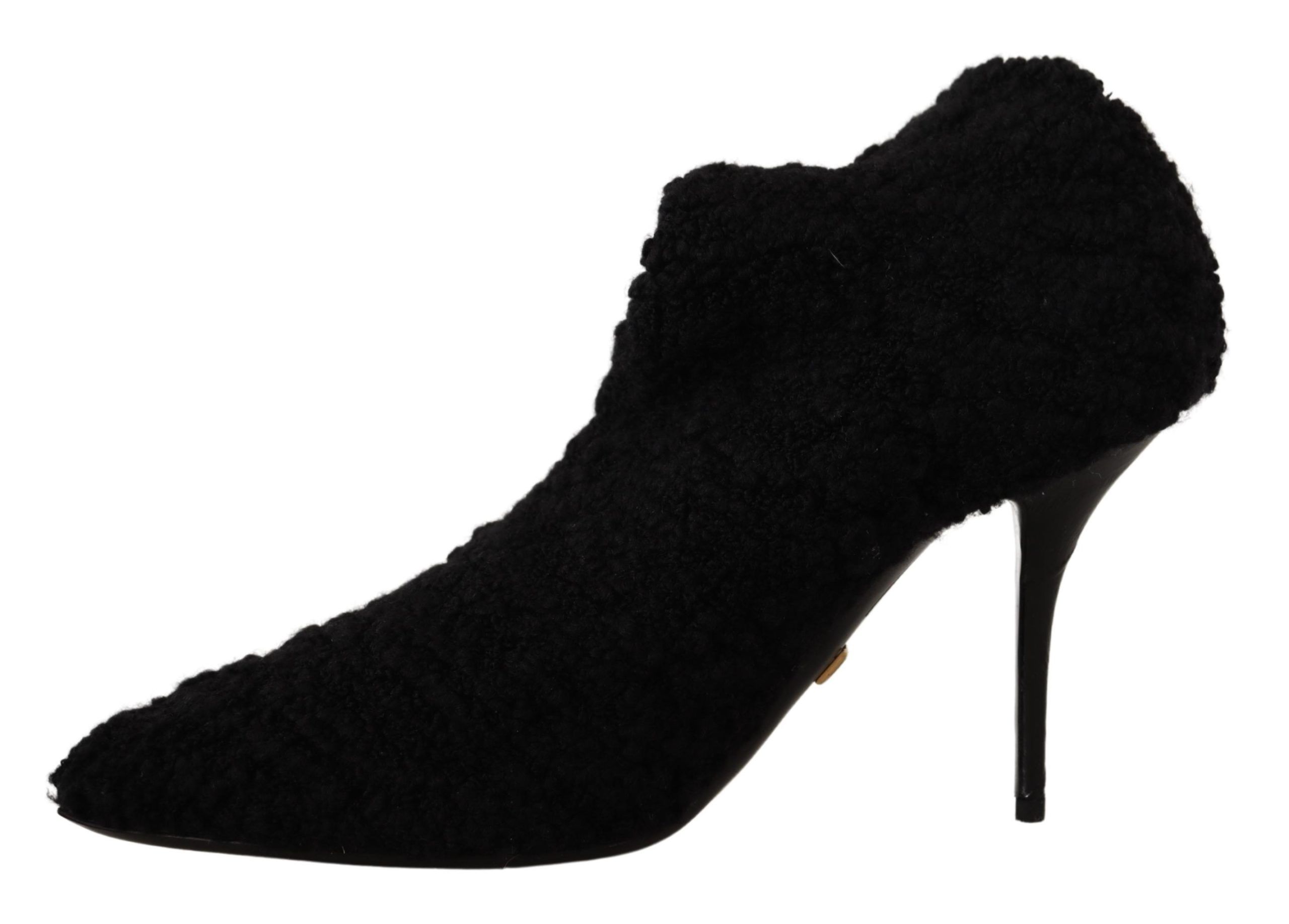 2040991.jpg Elegant Black Mid-Calf Viscose Boots - Image 4