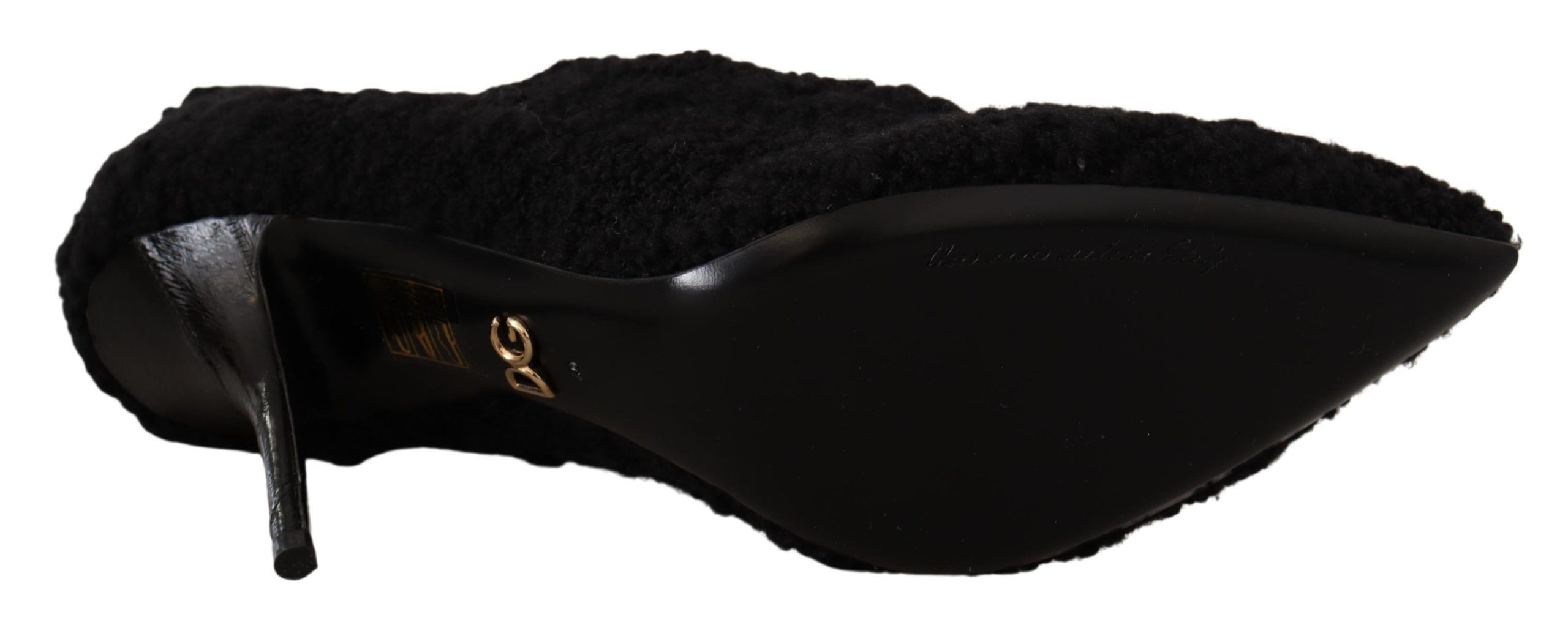 2040993.jpg Elegant Black Mid-Calf Viscose Boots - Image 5