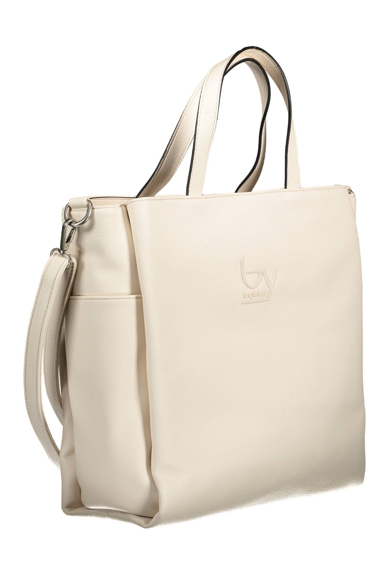 2054223.jpg White Polyethylene Women Handbag - Image 3