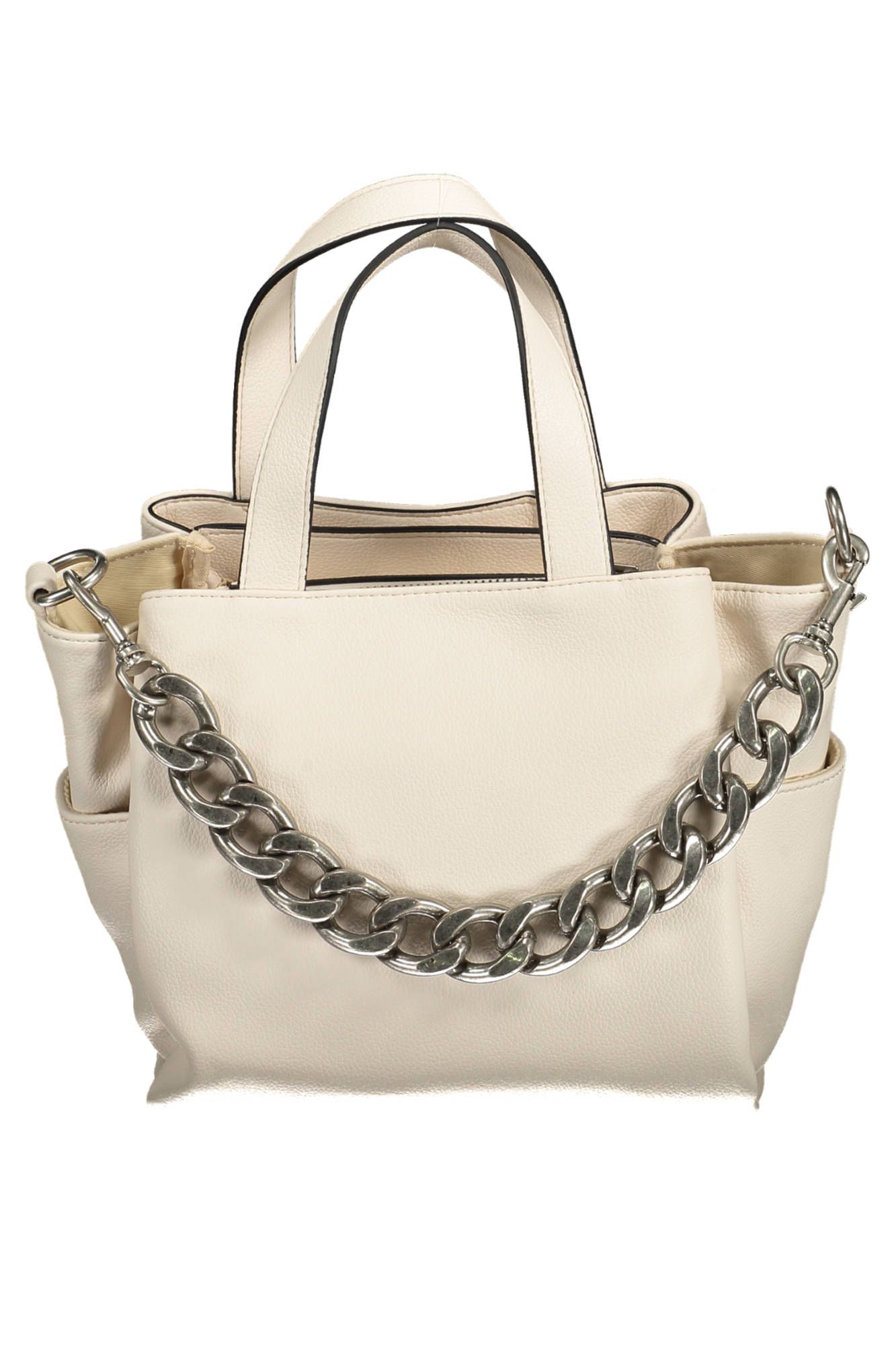2054265.jpg White Polyurethane Women Handbag - Image 2