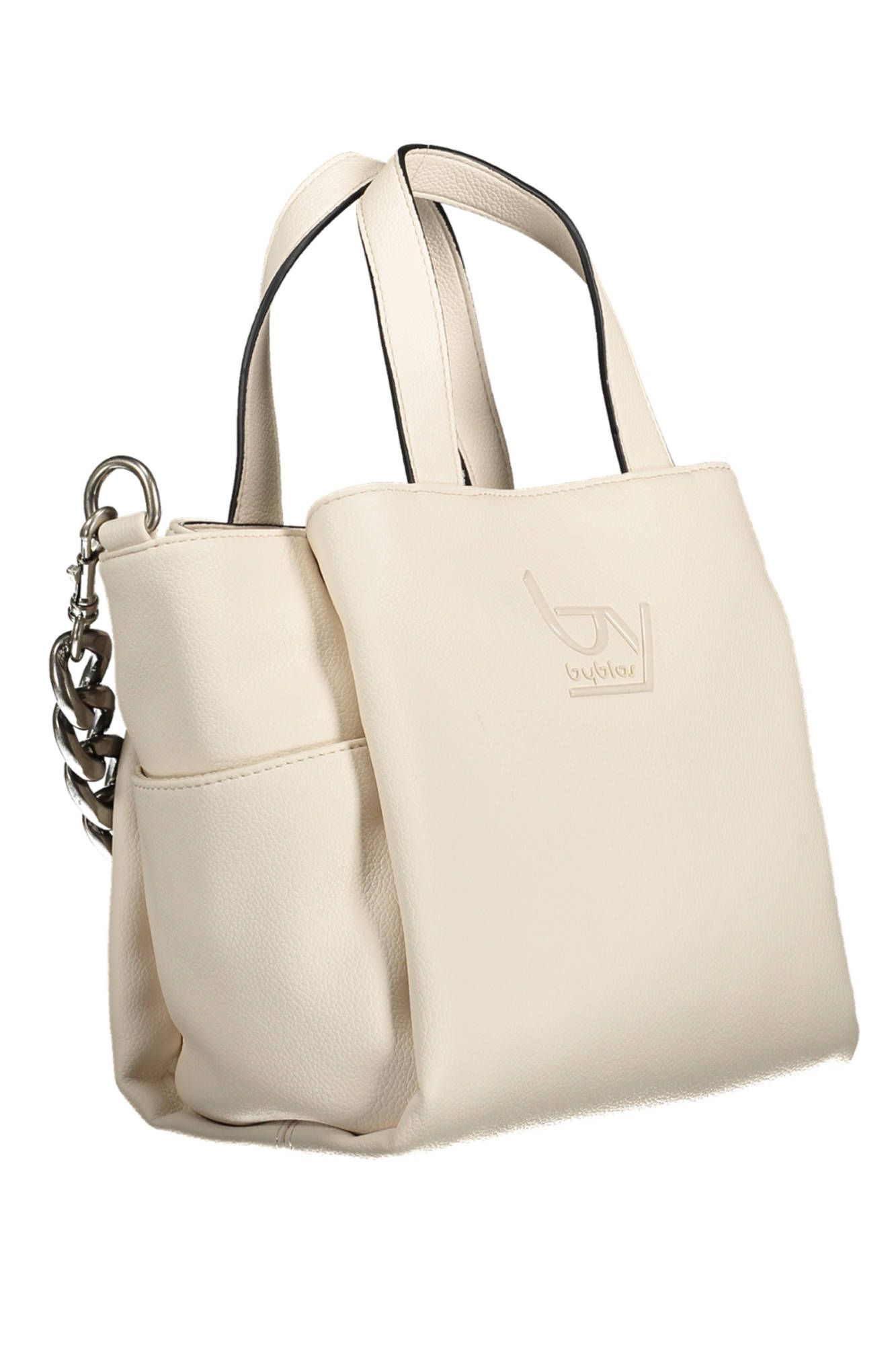 2054268.jpg White Polyurethane Women Handbag - Image 3