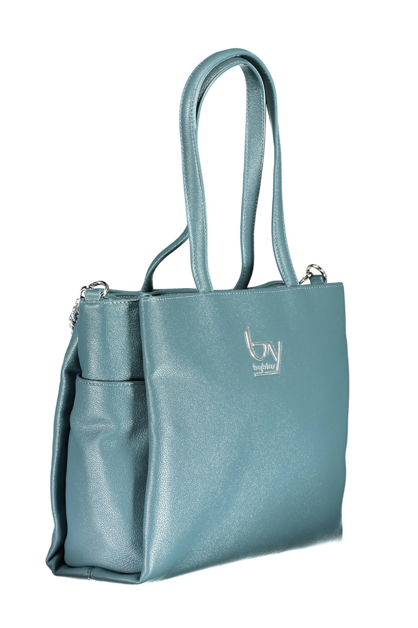 2059564.jpg Blue Polyurethane Women Handbag - Image 3