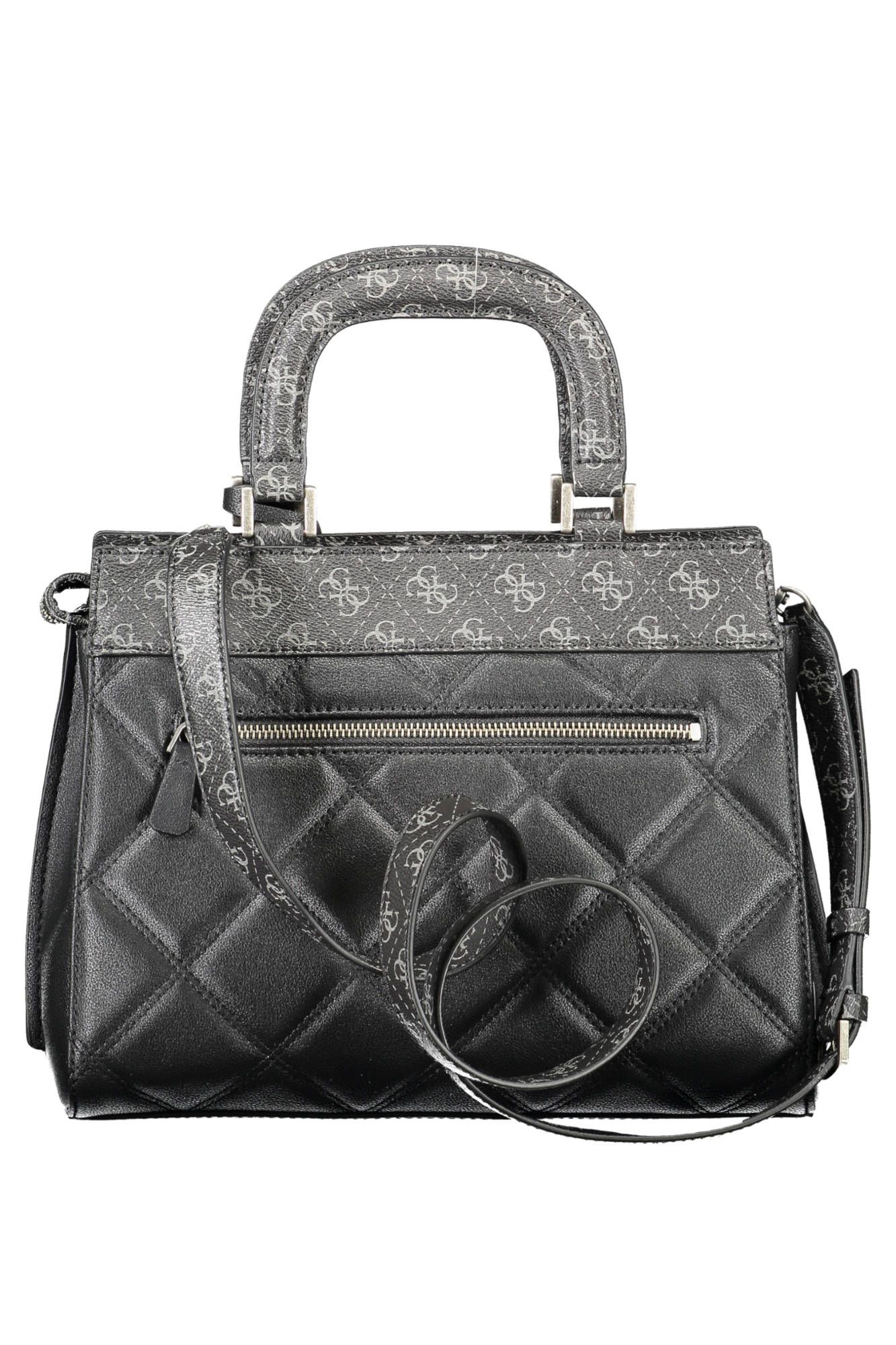 2074790.jpg Black Polyurethane Women Handbag - Image 2