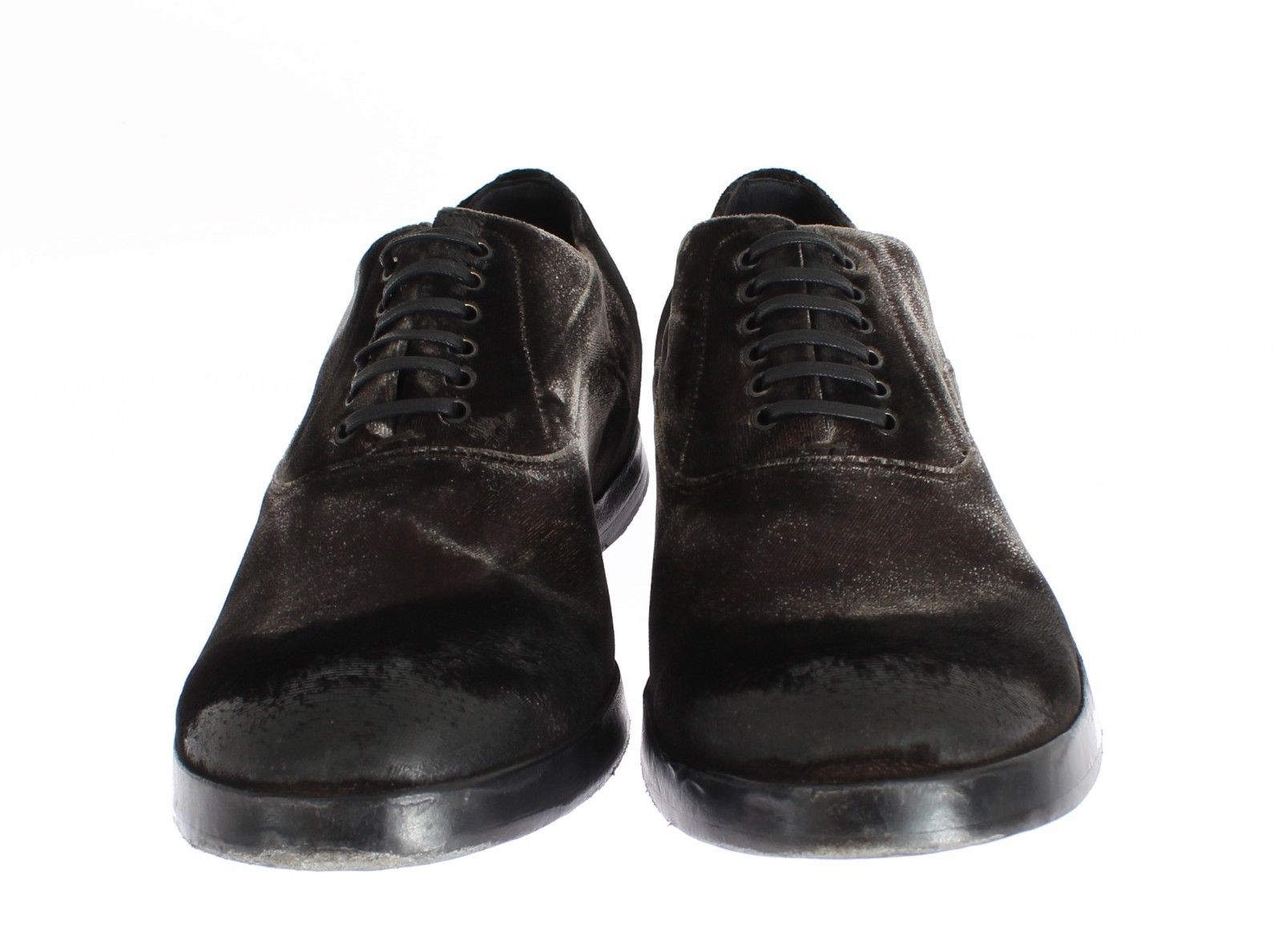 22090.jpg Elegant Brown Velvet Vintage Lace-Up Shoes - Image 2