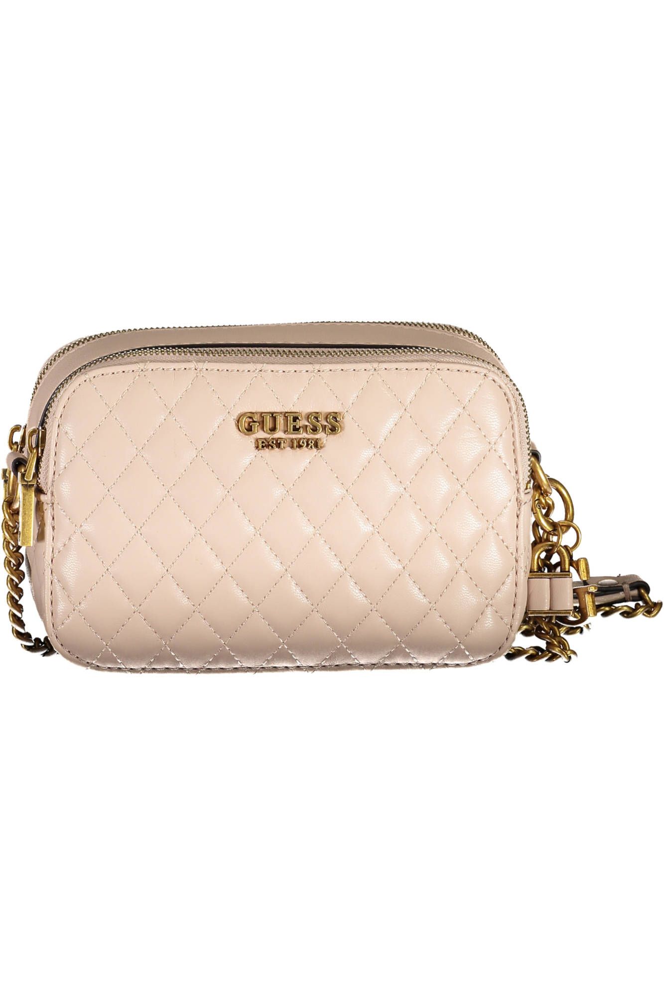 Pink Polyurethane Women Handbag