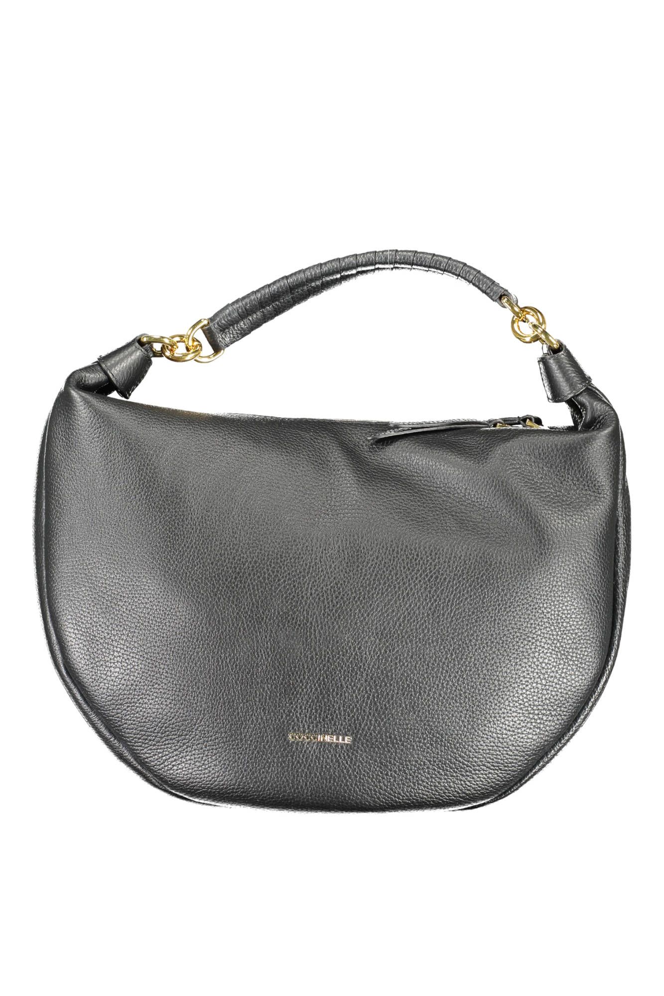 Black Leather Women Handbag