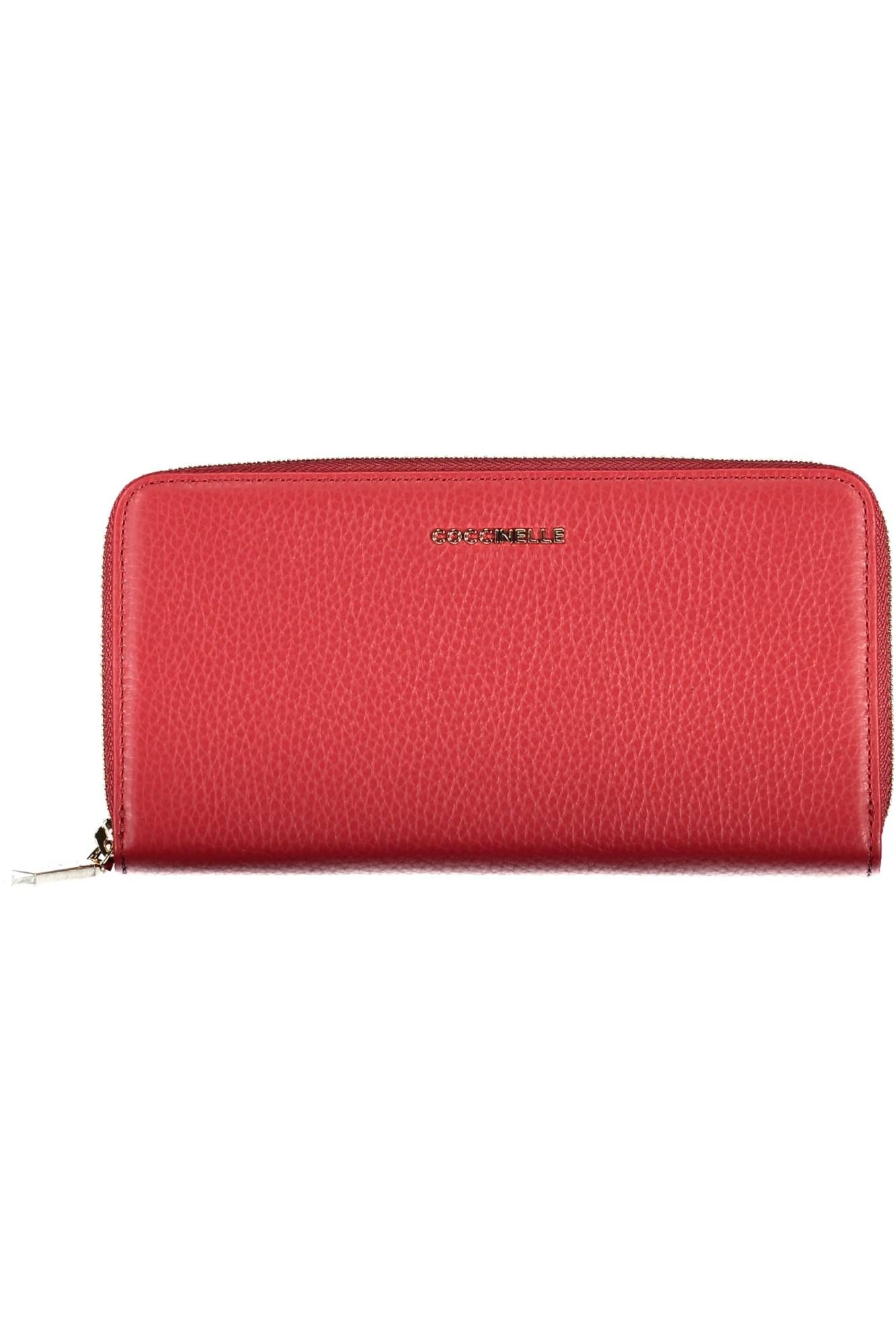 Red Leather Women Wallet