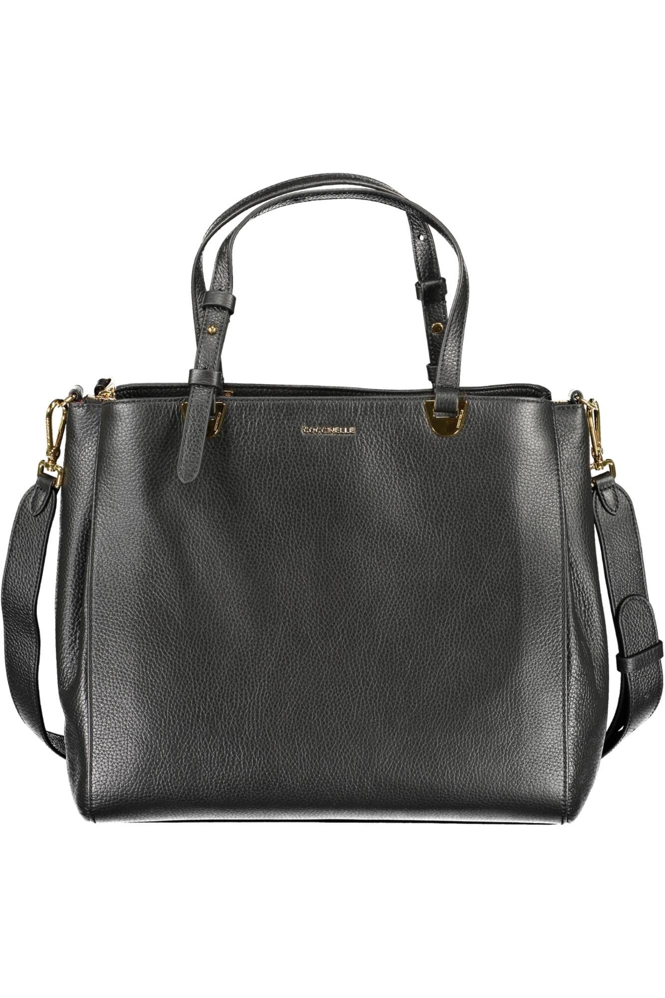 Black Leather Women Handbag