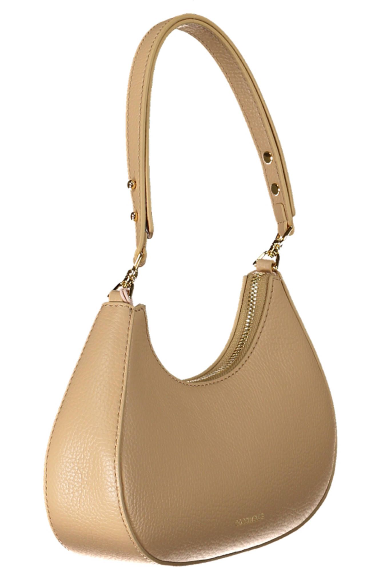 2280116.jpg Beige Leather Women Handbag - Image 3