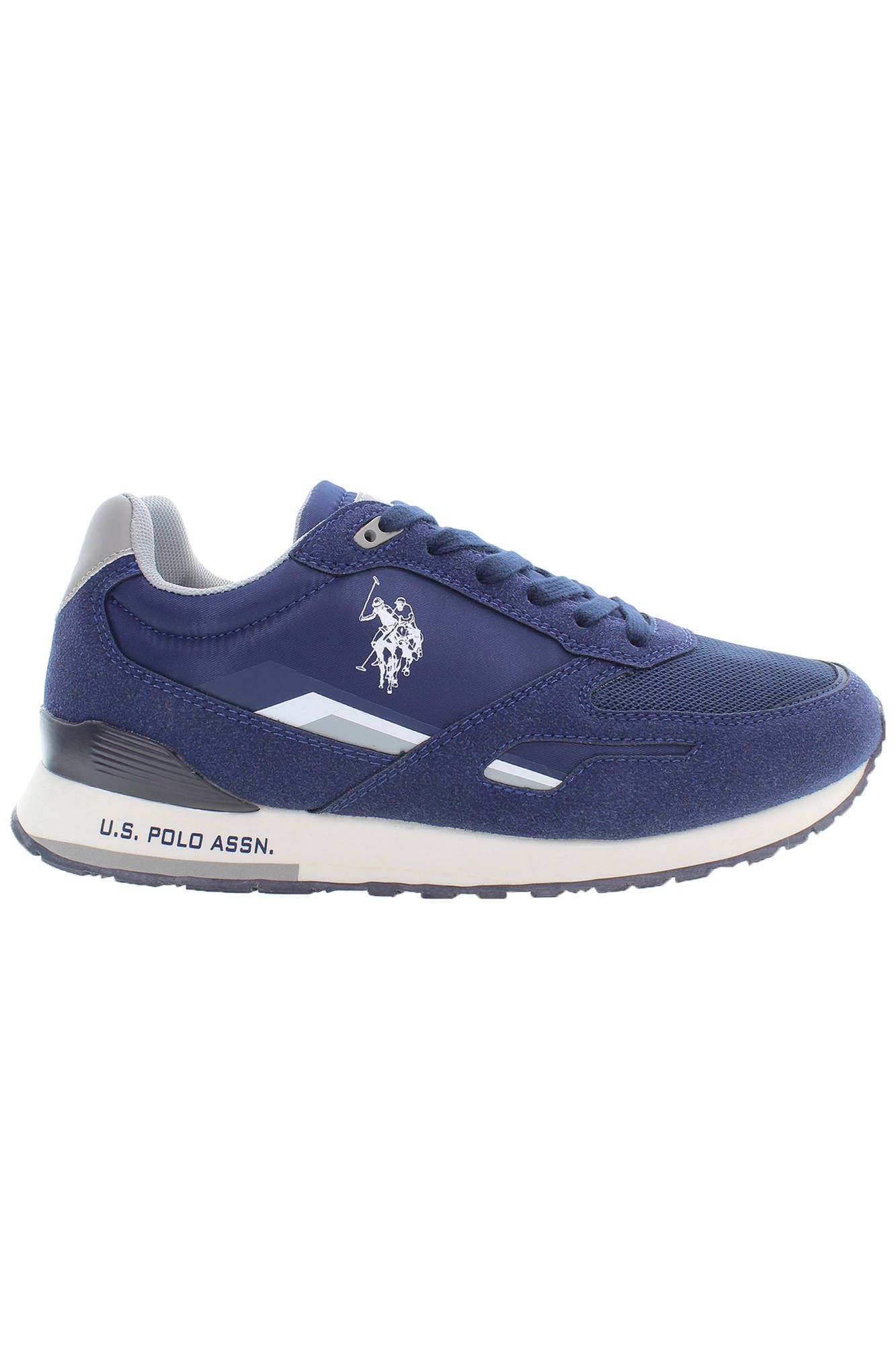 Blue Polyester Men Sneaker