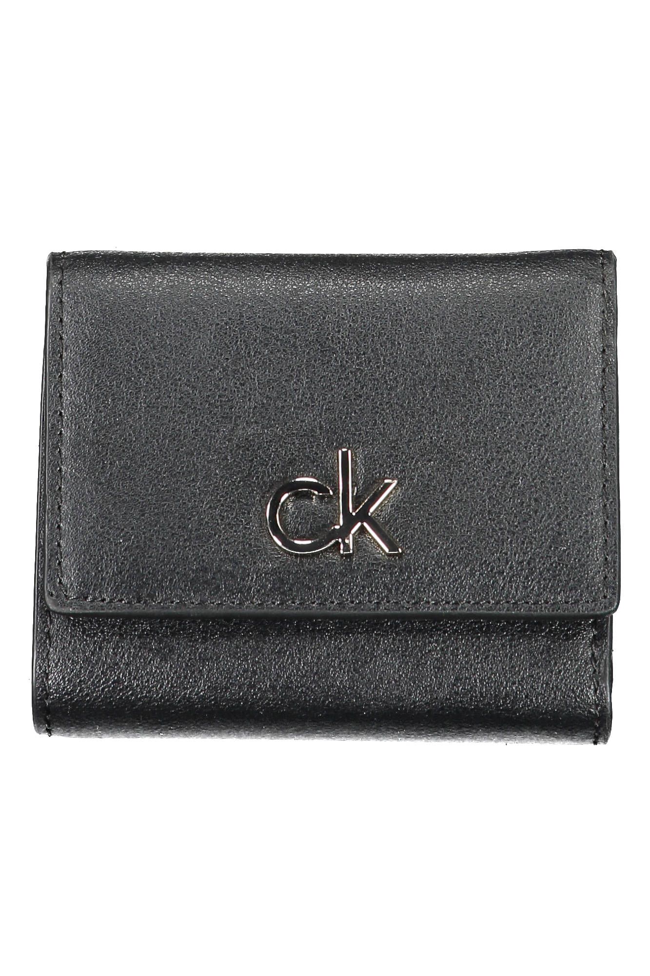 Black Polyester Women Wallet