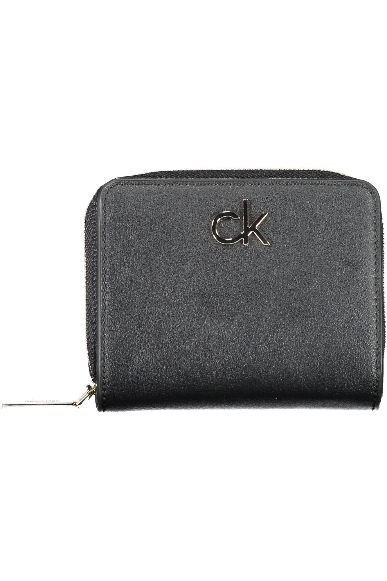 Black Polyester Women Wallet