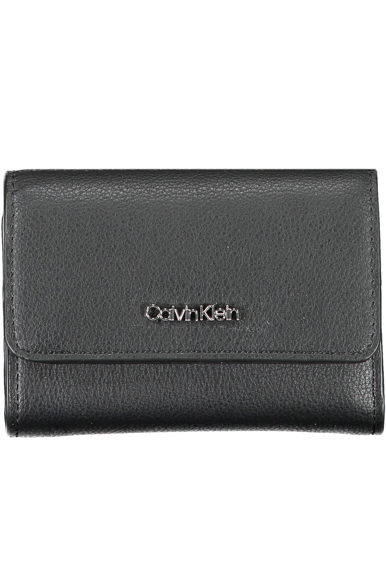Black Polyurethane Women Wallet