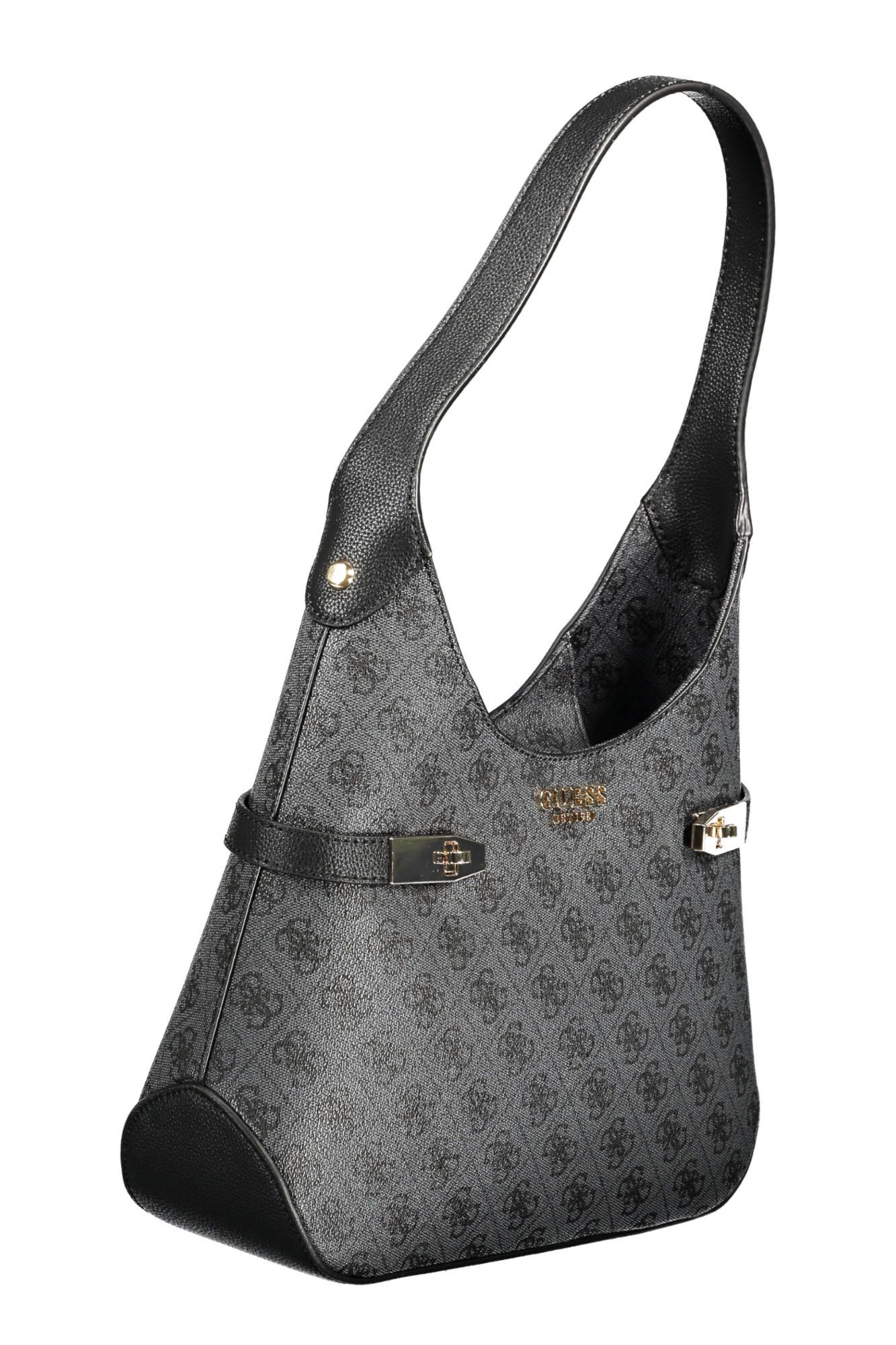 2376556.jpg Black Polyurethane Women Handbag - Image 3