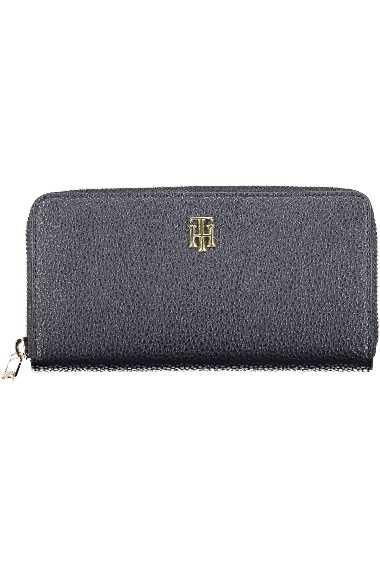 Blue Polyurethane Women Wallet