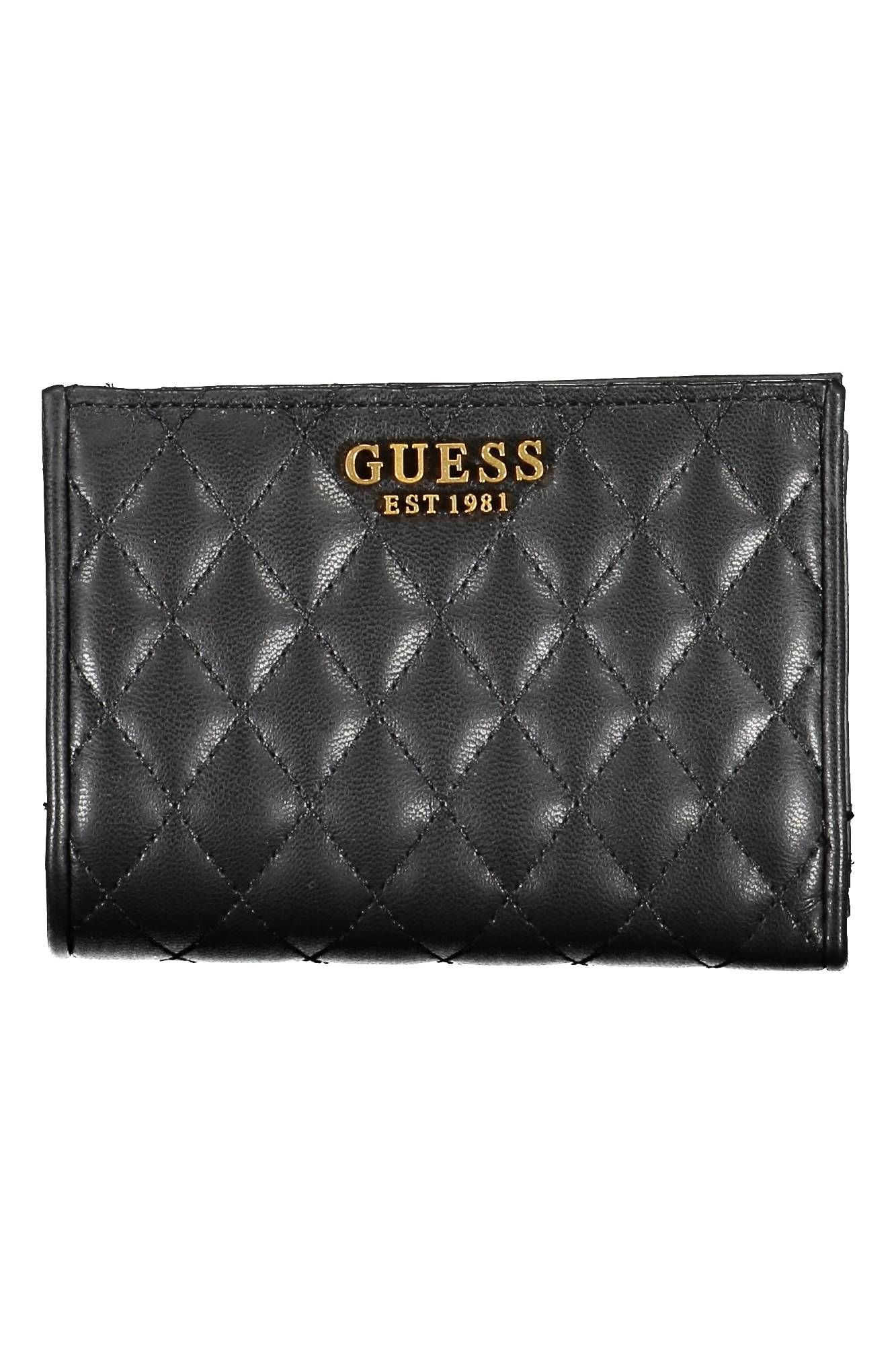 Black Polyurethane Women Wallet