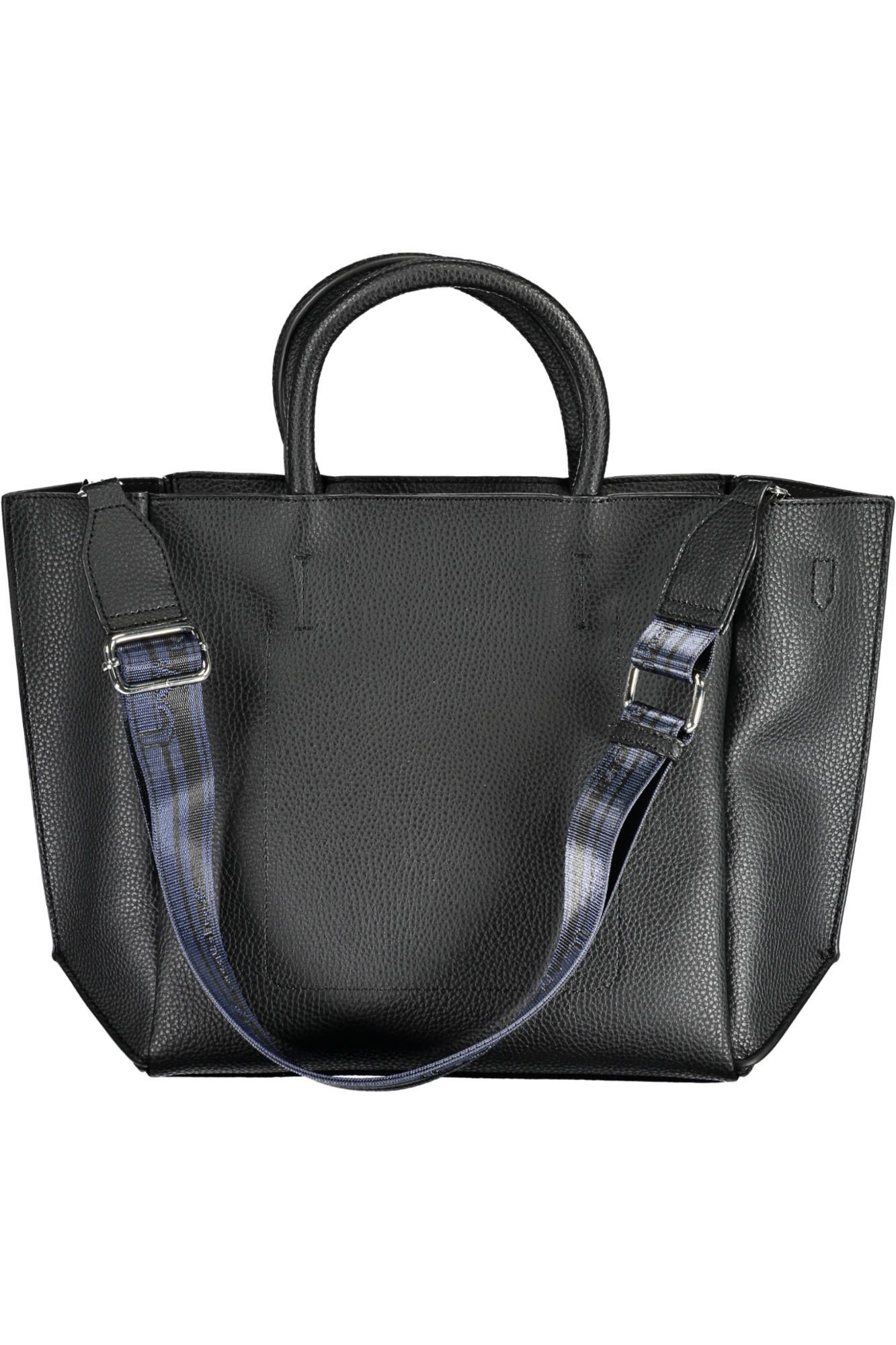 2379100.jpg Black Polyethylene Women Handbag - Image 2