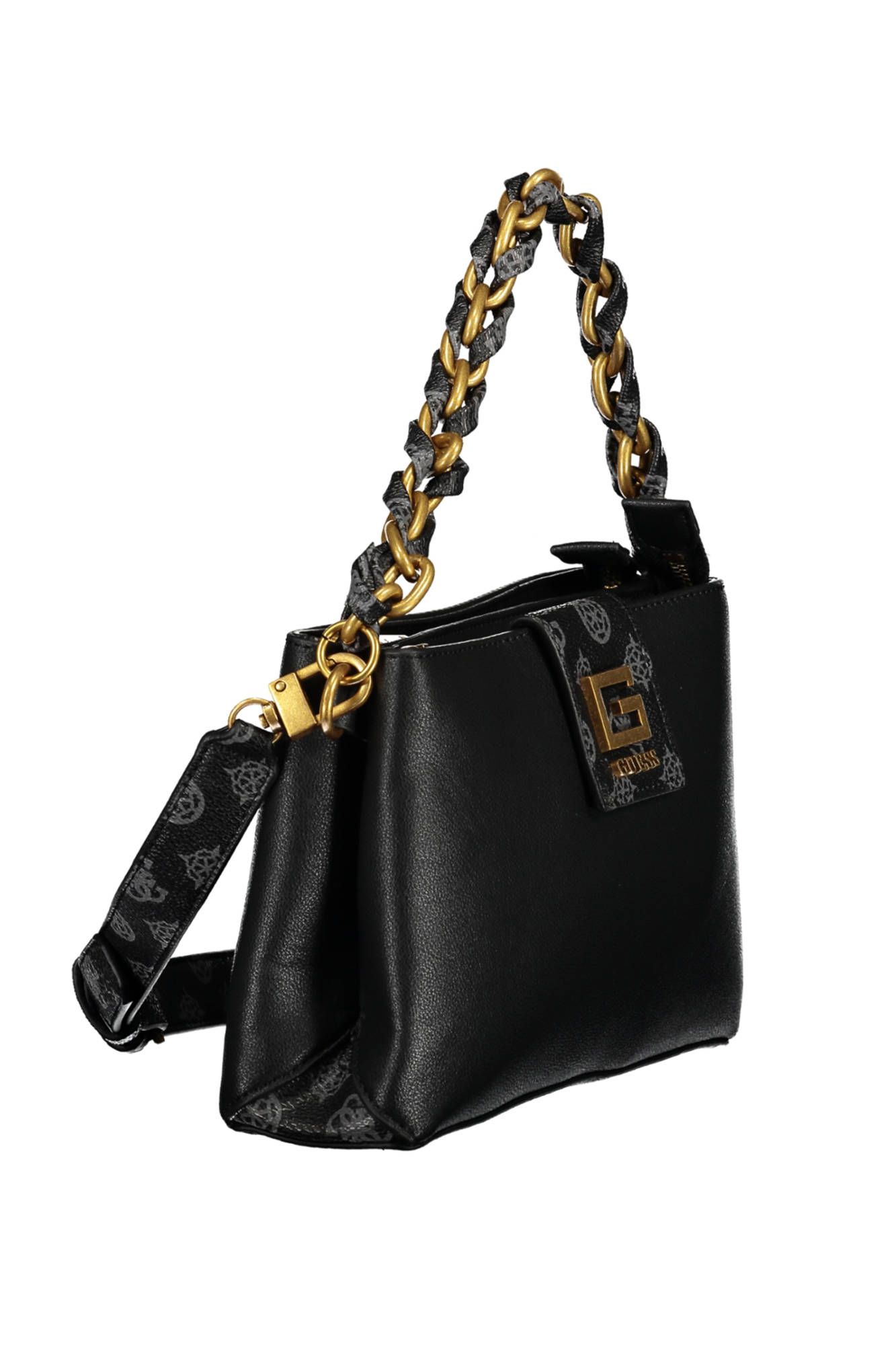 2379301.jpg Black Polyurethane Women Handbag - Image 3