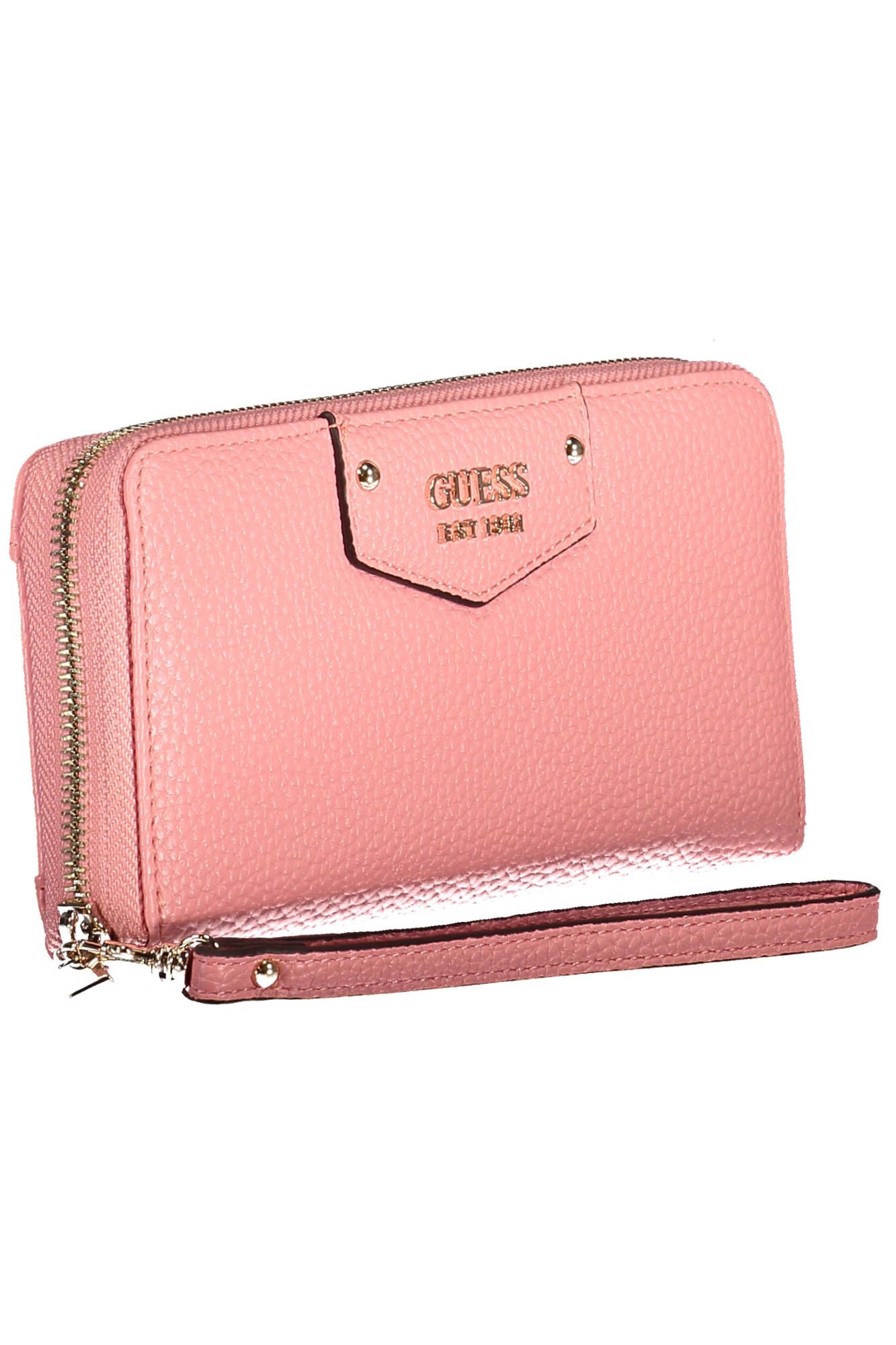 2380942.jpg Pink Polyurethane Women Wallet - Image 3