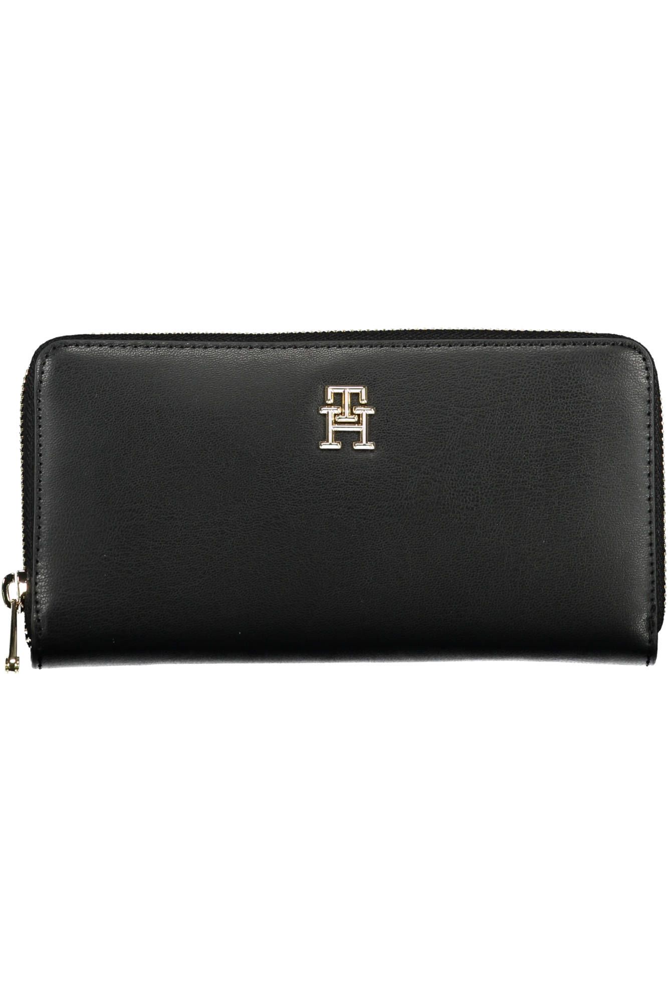 Black Polyurethane Women Wallet