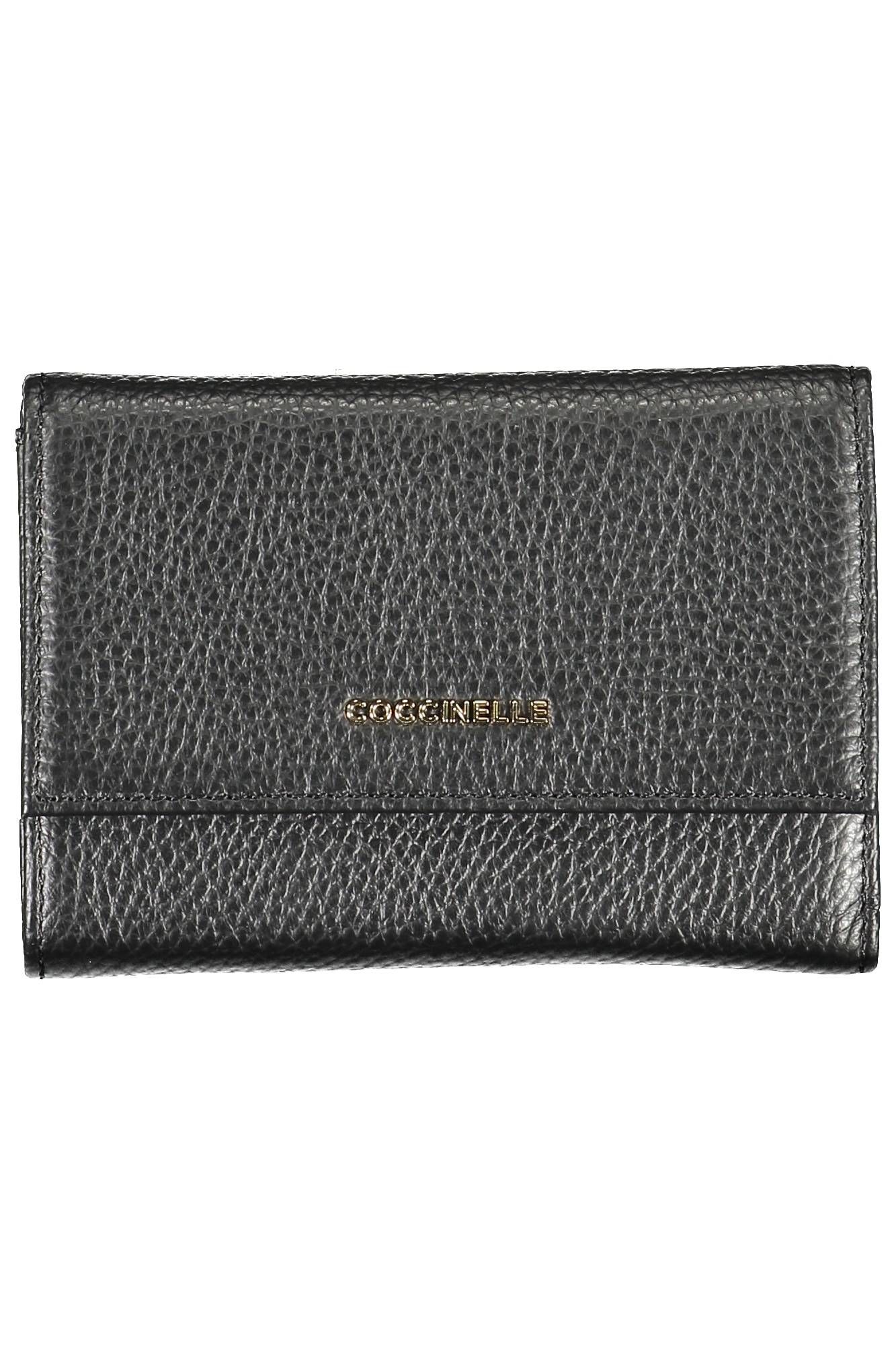Black Leather Women Wallet