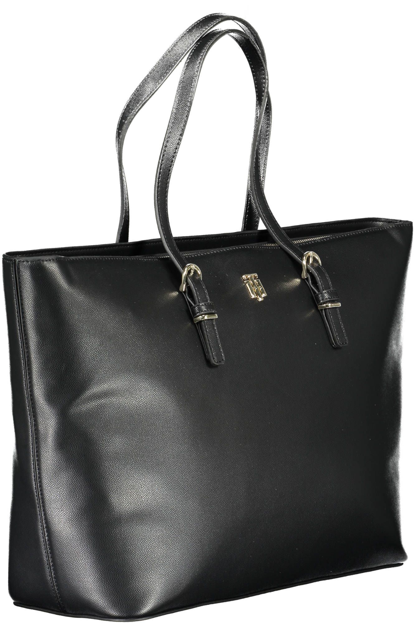 2392284.jpg Black Polyurethane Women Handbag - Image 3