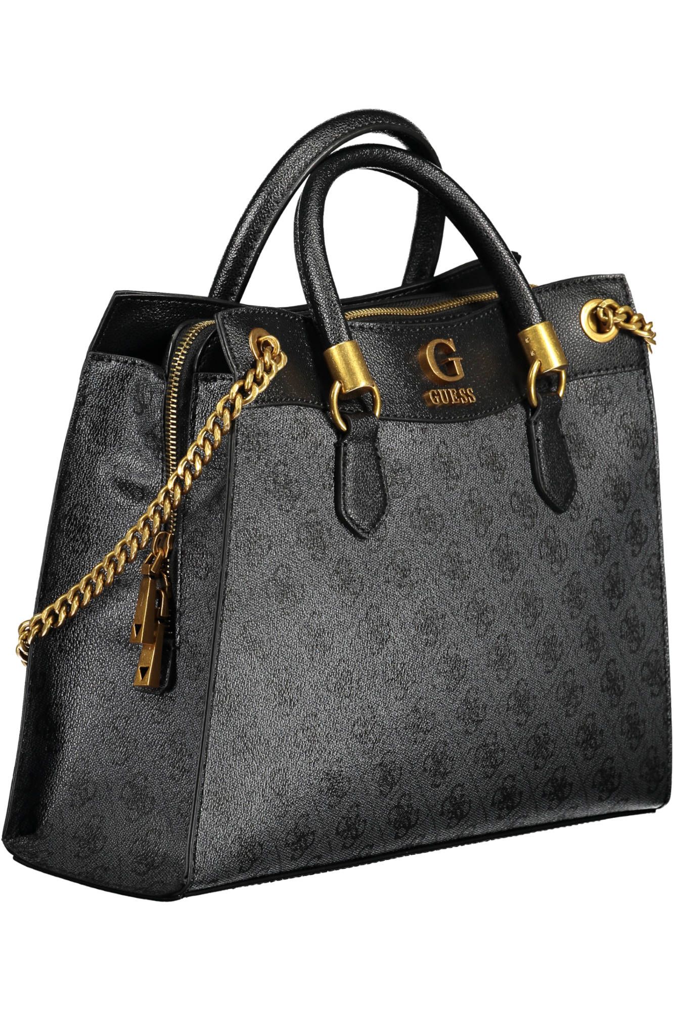 2392781.jpg Black Polyurethane Women Handbag - Image 3