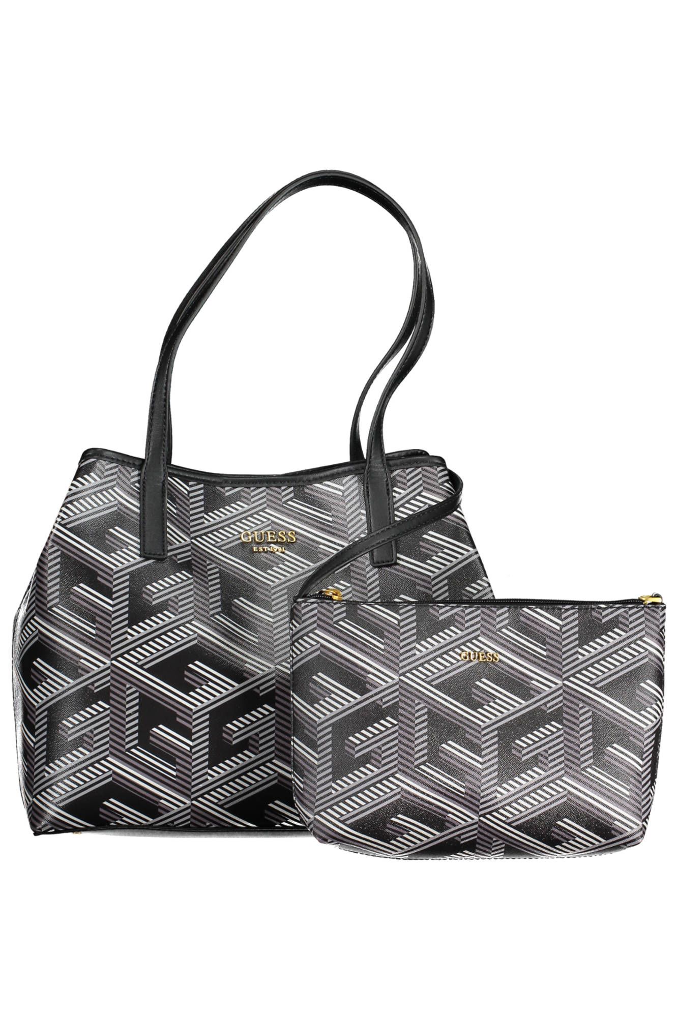 2394543.jpg Black Polyethylene Women Handbag - Image 3