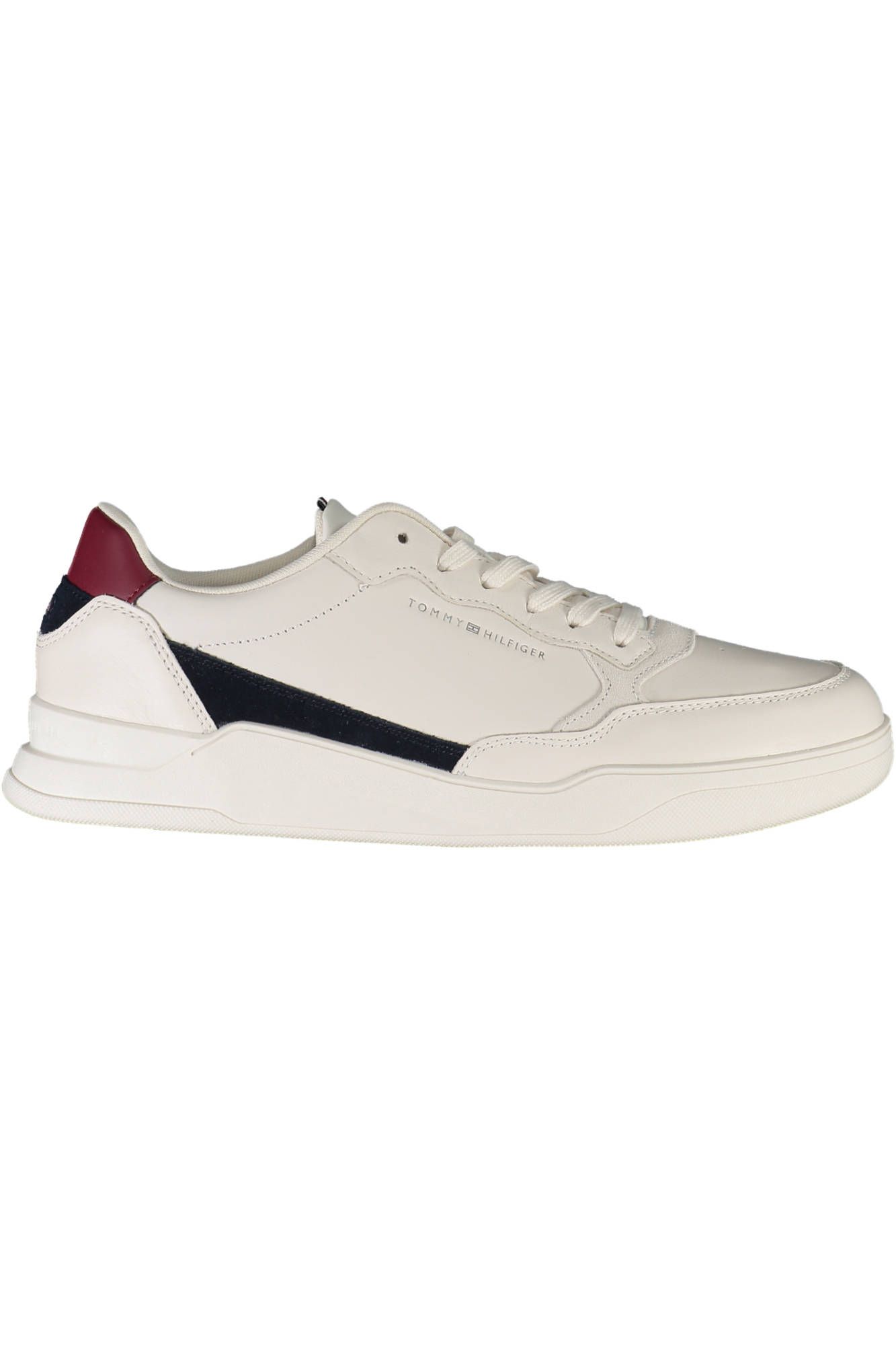 White Polyester Men Sneaker