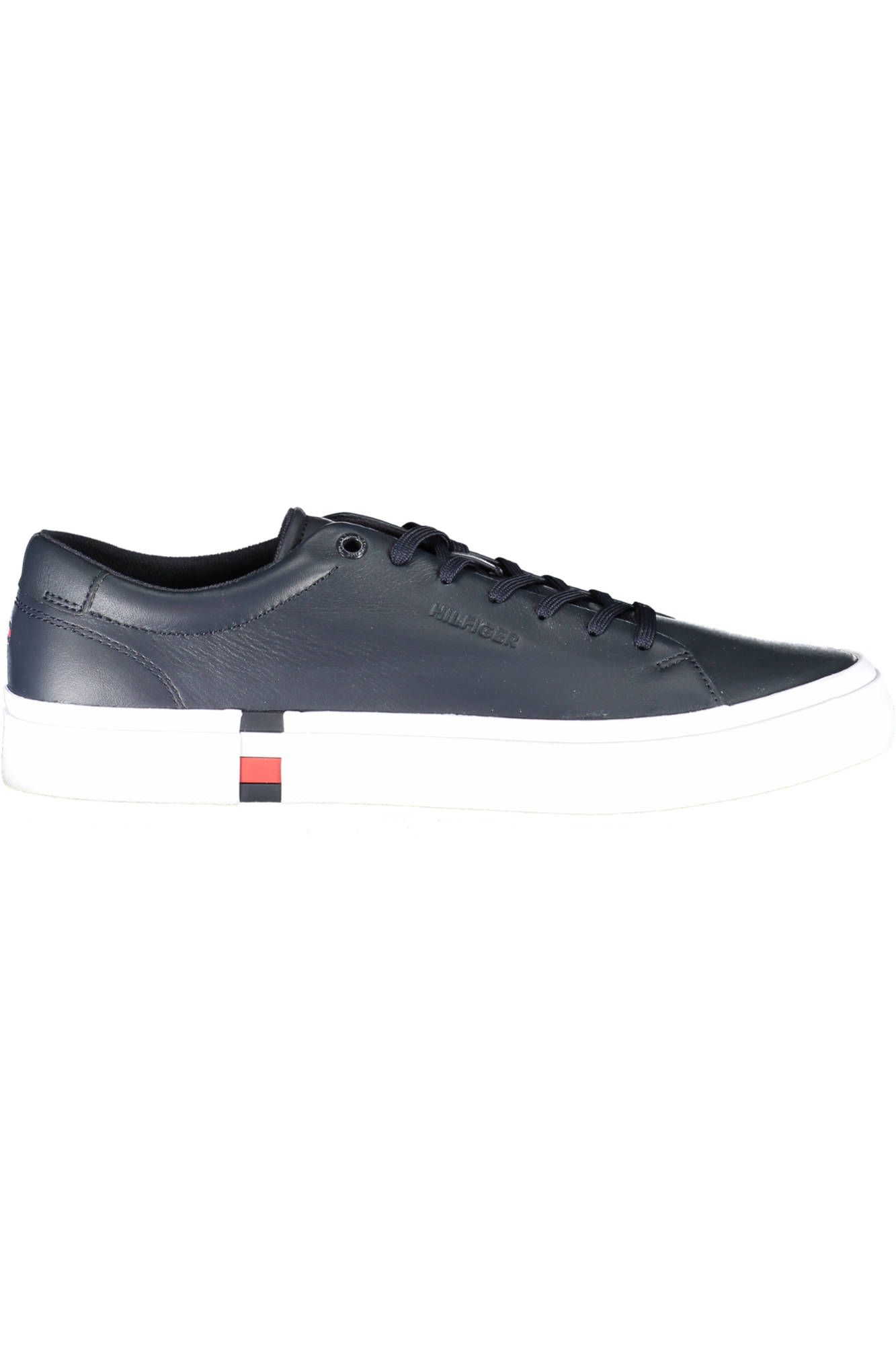 Blue Recycled Polyester Men Sneaker