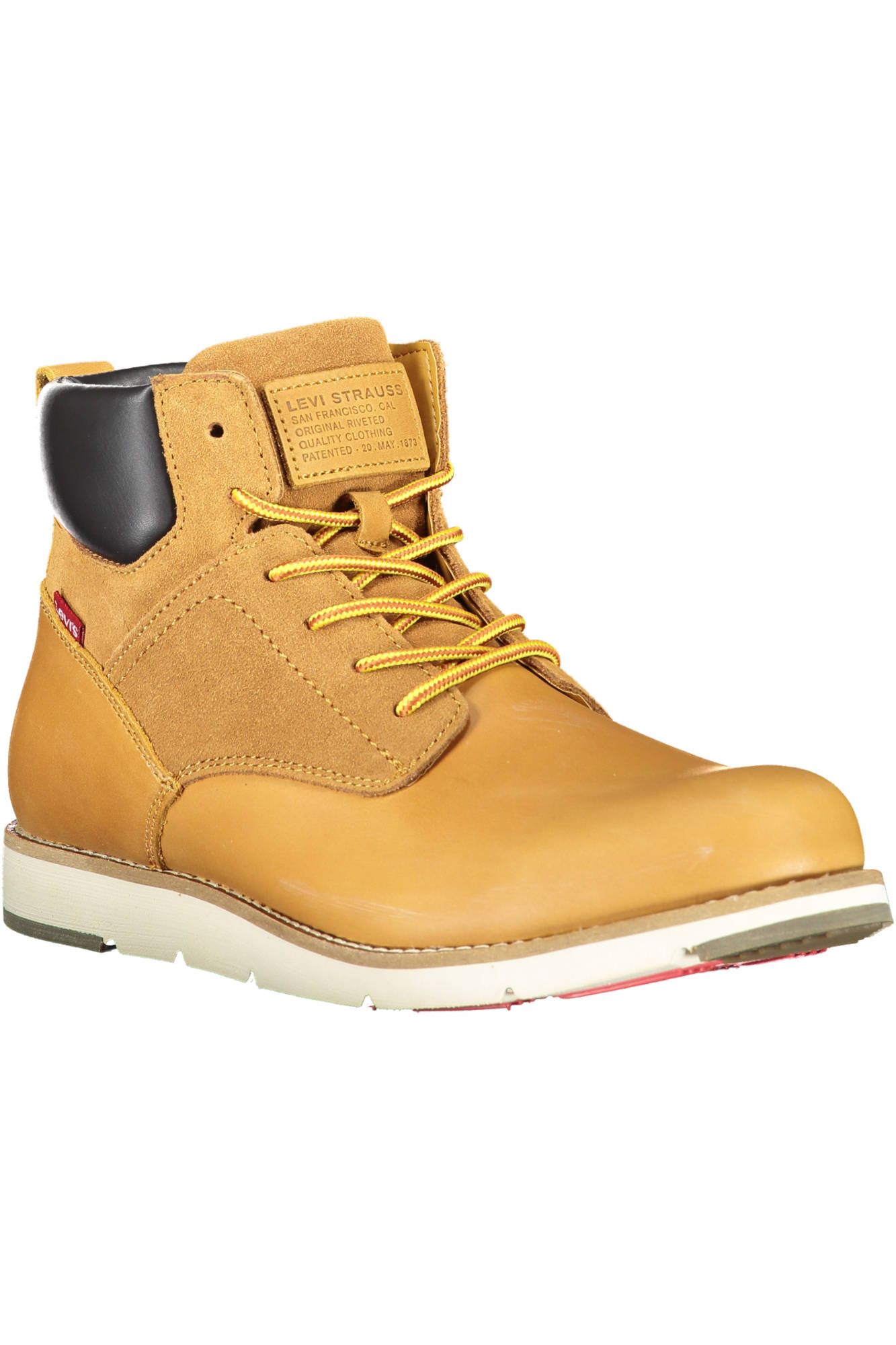 2453889.jpg Beige Polyester Men Boot - Image 2