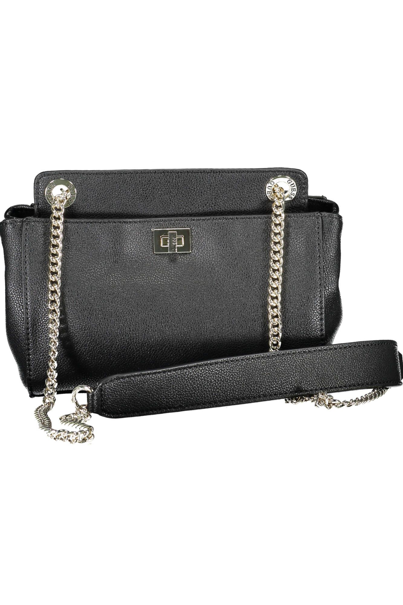 2455720.jpg Black Polyurethane Women Handbag - Image 2