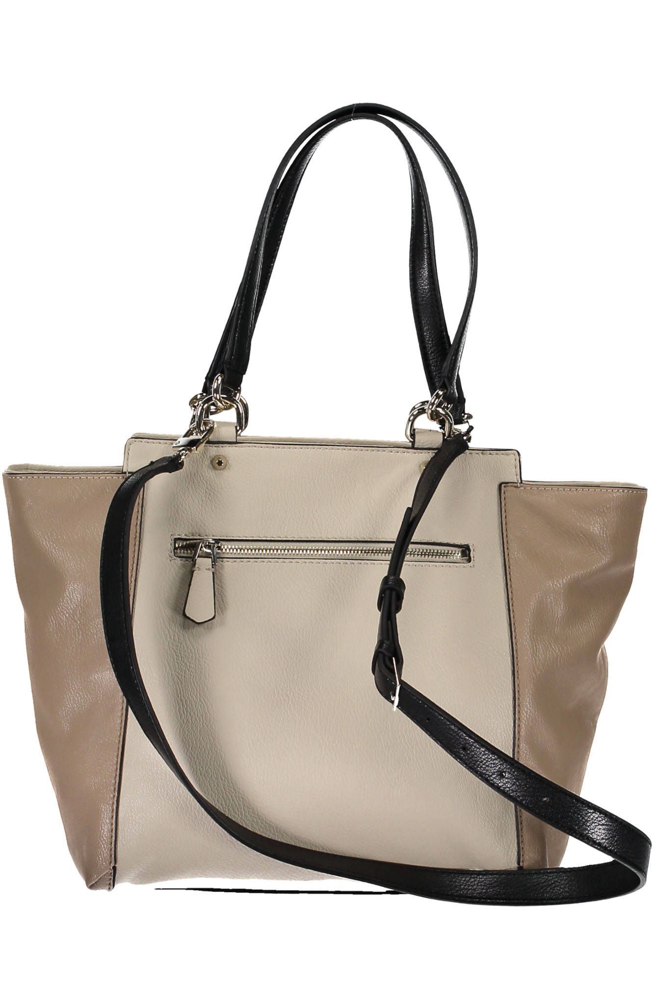 2455923.jpg Beige Polyurethane Women Handbag - Image 2