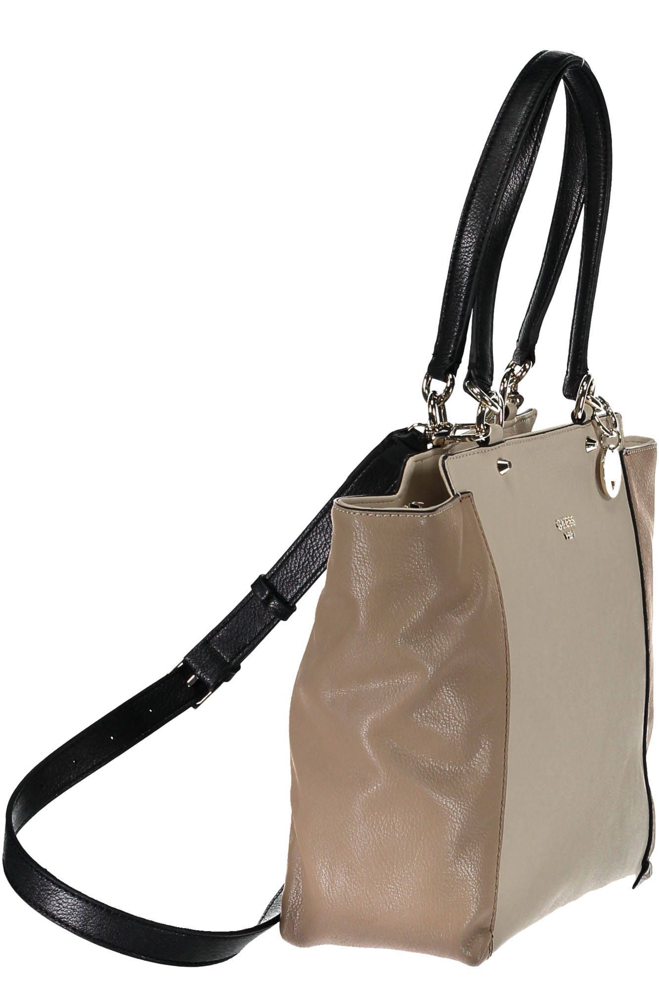 2455927.jpg Beige Polyurethane Women Handbag - Image 3