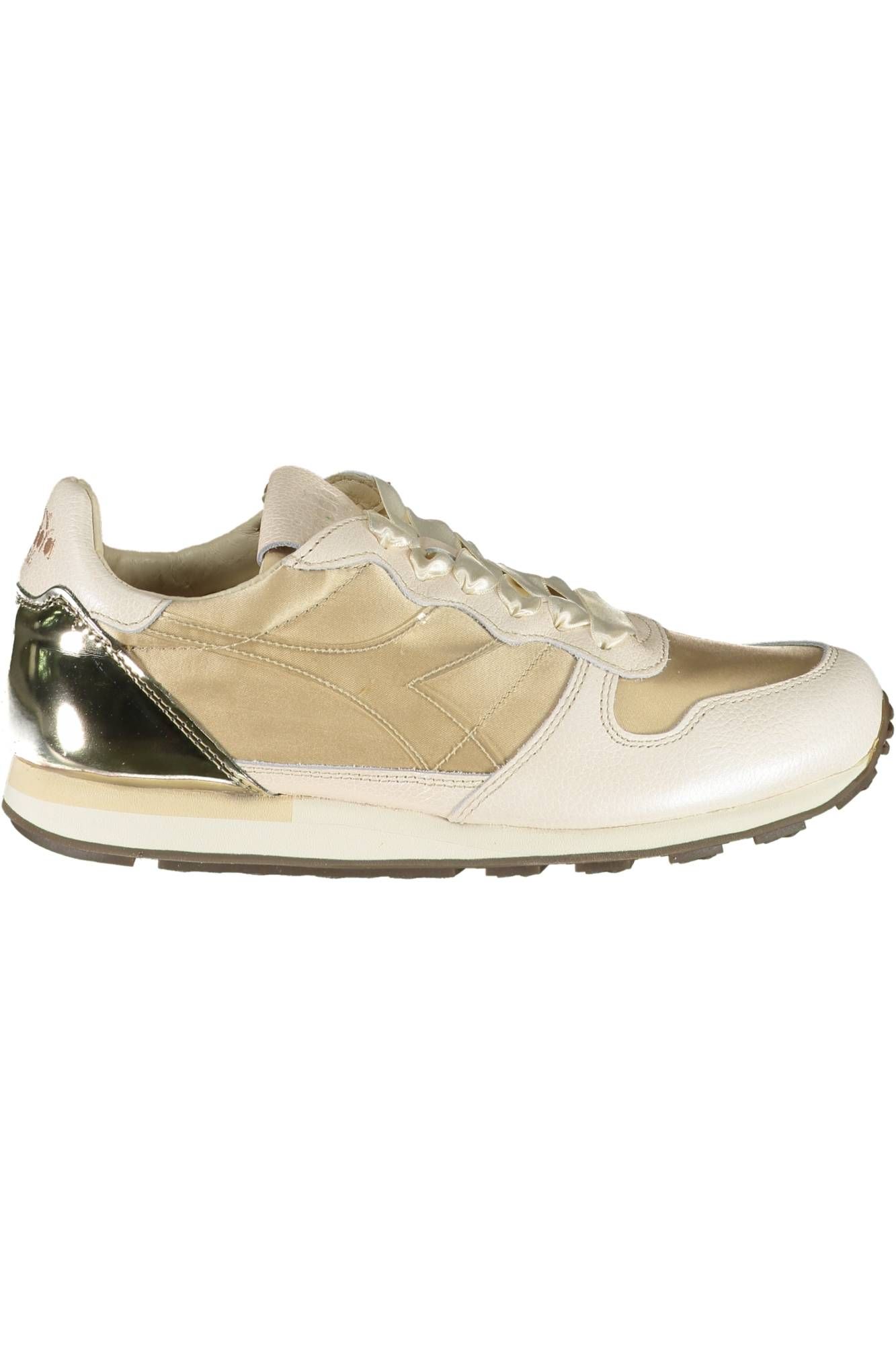 Beige Fabric Women Sneaker
